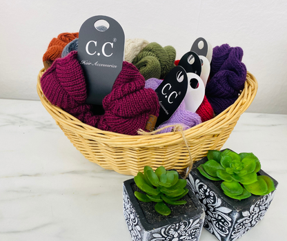 C.C Knit Scrunchie