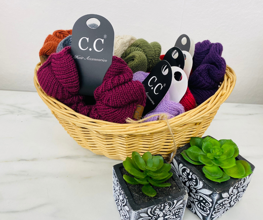 C.C Knit Scrunchie