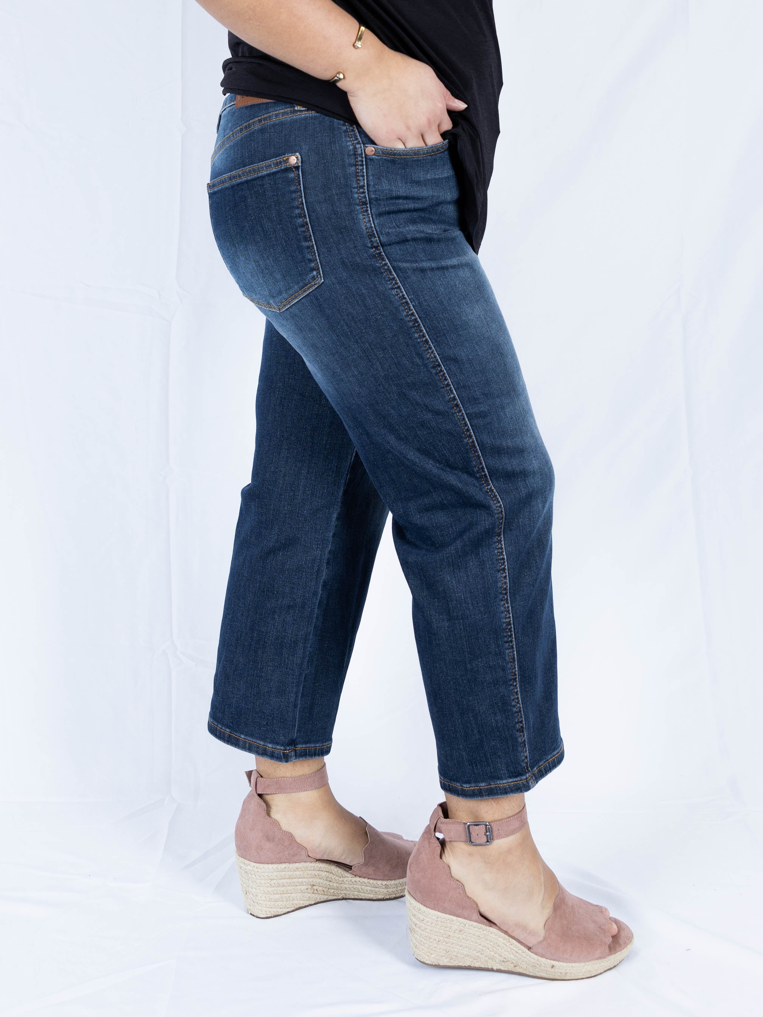 Kicking Up Fun Cropped Flares - Holden Hearts