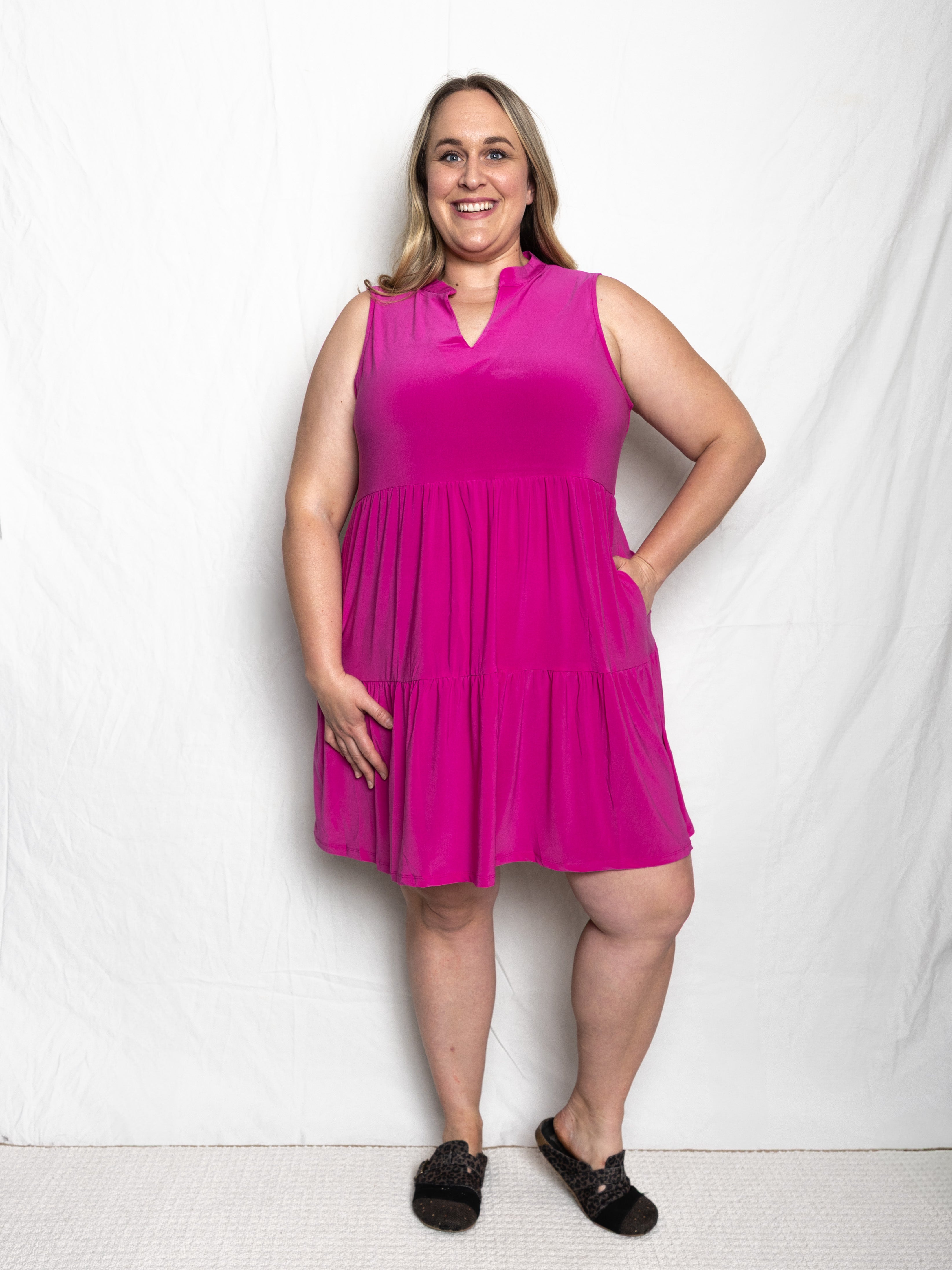 Lizzy Ruffle Dress - Holden Hearts