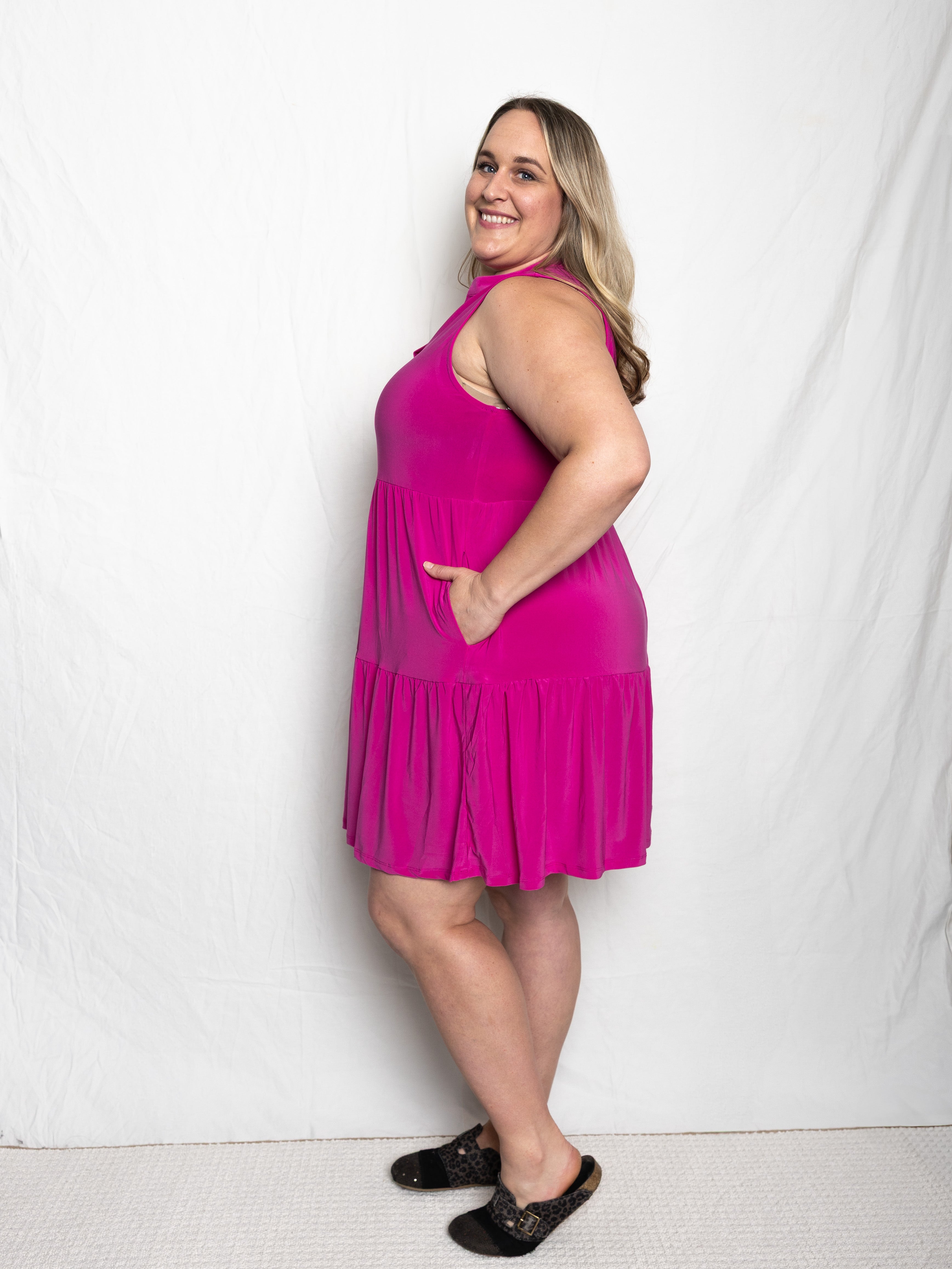 Lizzy Ruffle Dress - Holden Hearts