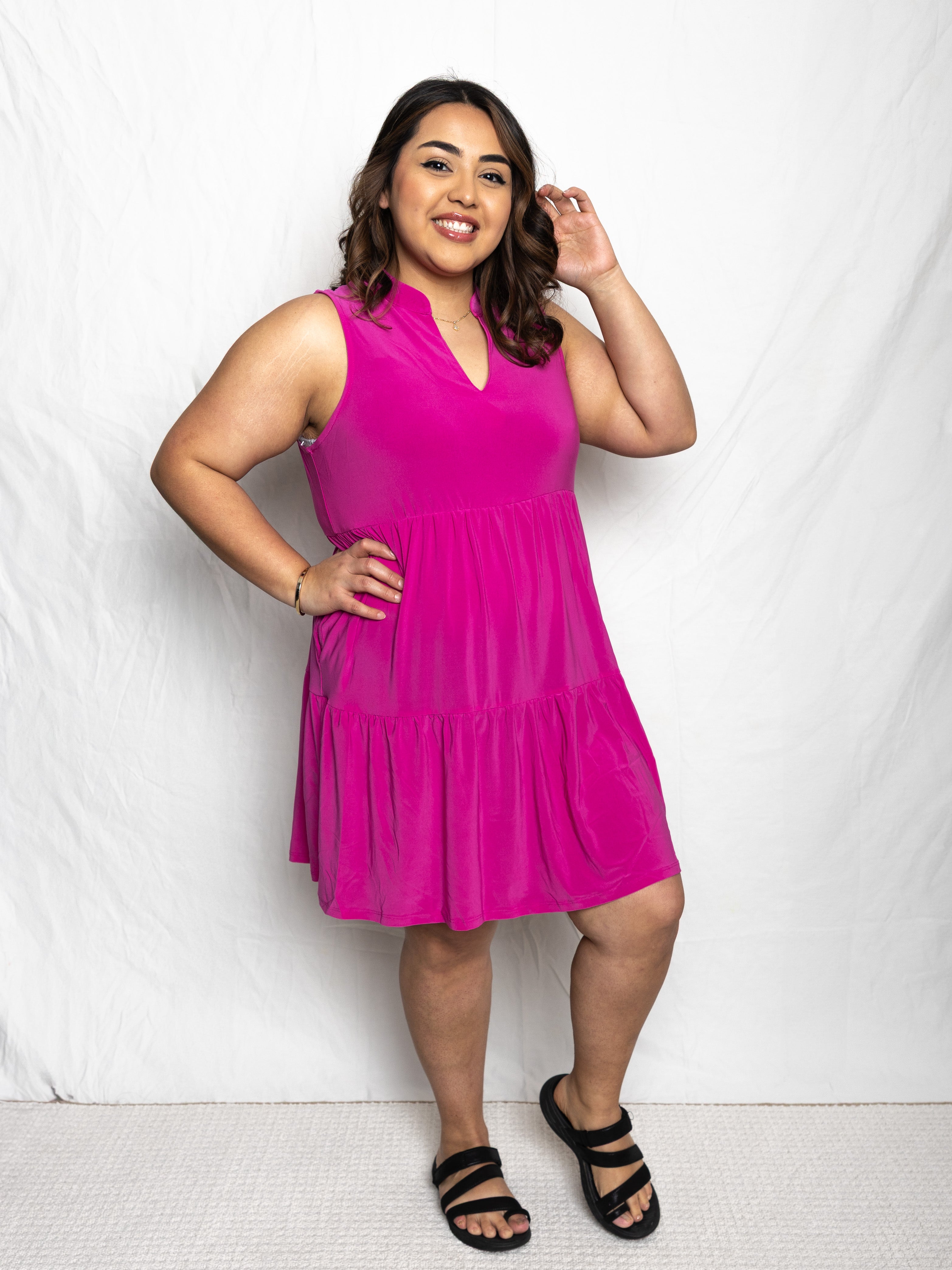 Lizzy Ruffle Dress - Holden Hearts