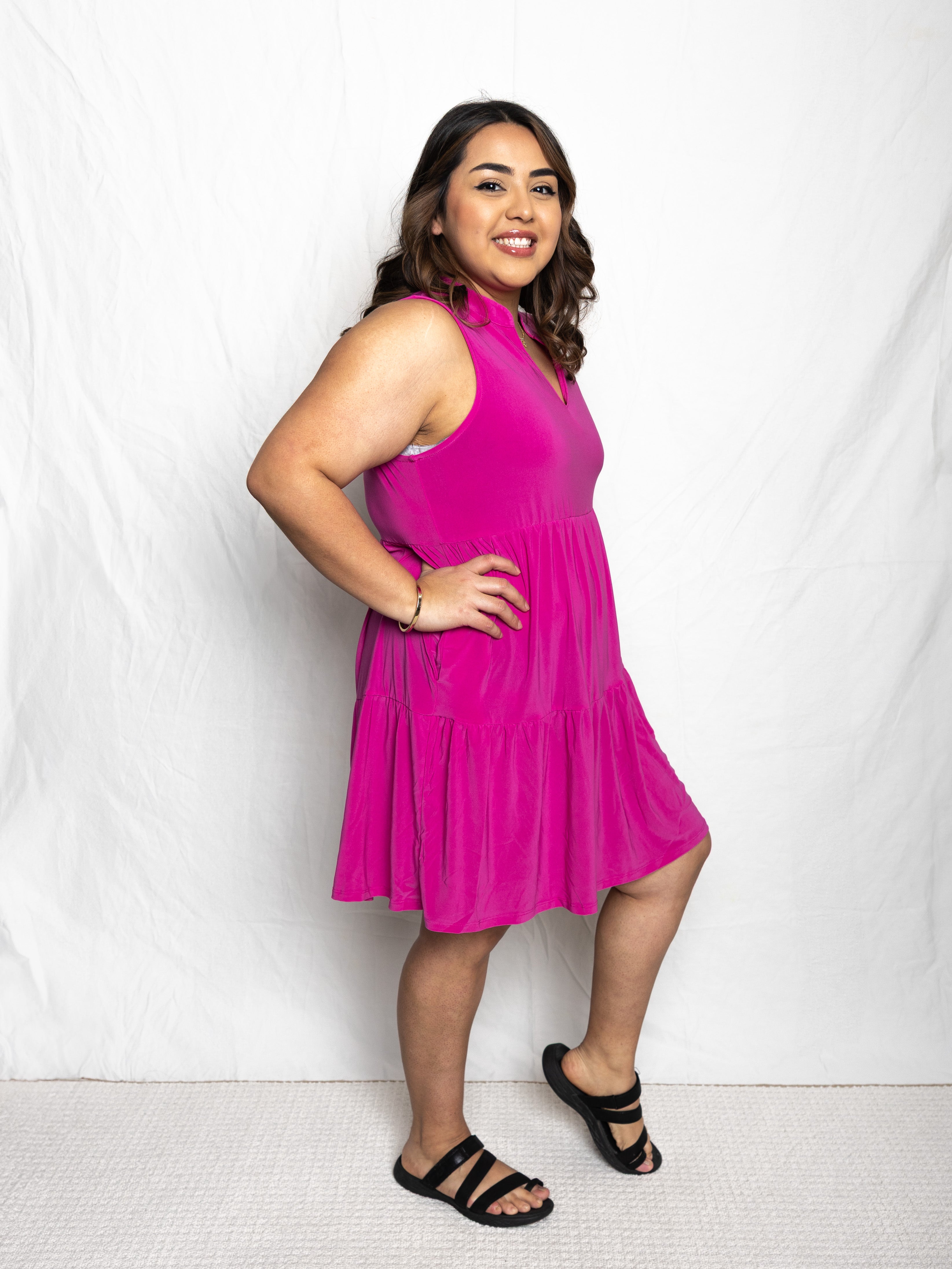Lizzy Ruffle Dress - Holden Hearts