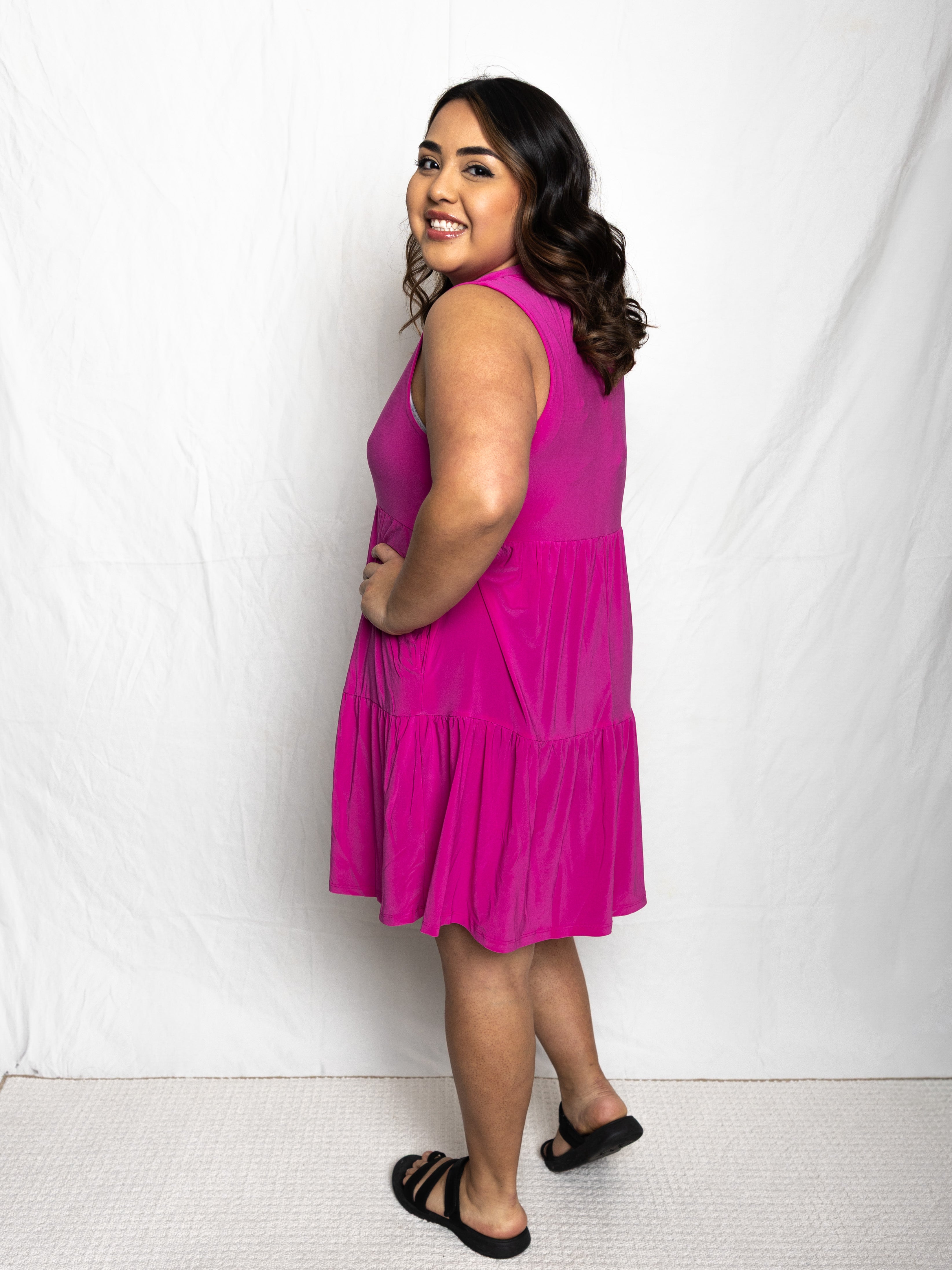 Lizzy Ruffle Dress - Holden Hearts