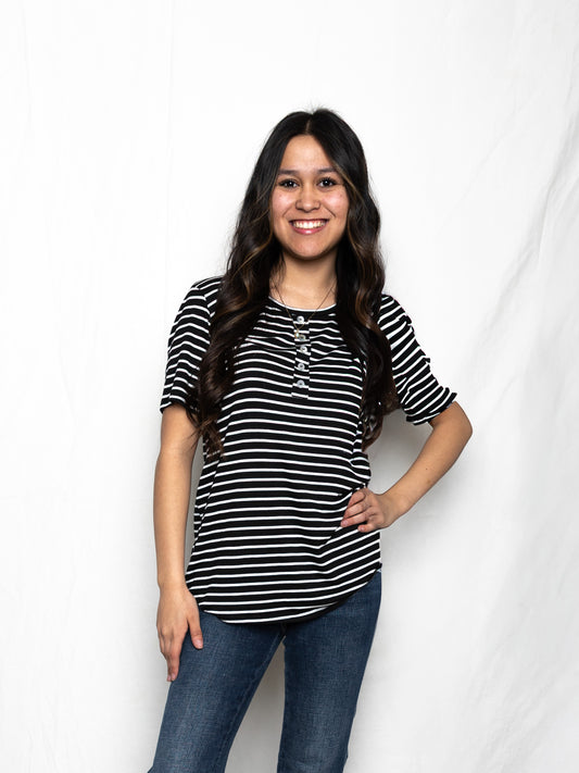 Stripe-tastic Tee - Holden Hearts