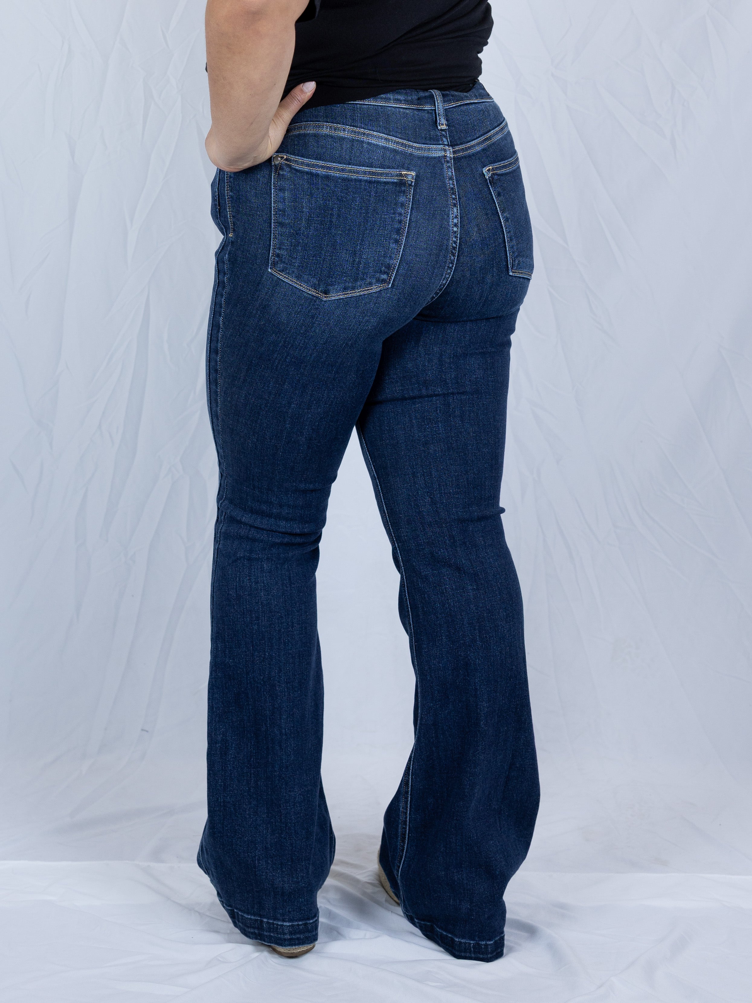 Walk the Line Judy Blue Flares - Holden Hearts
