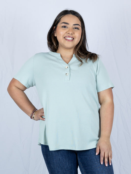 Button Babe Top - Holden Hearts