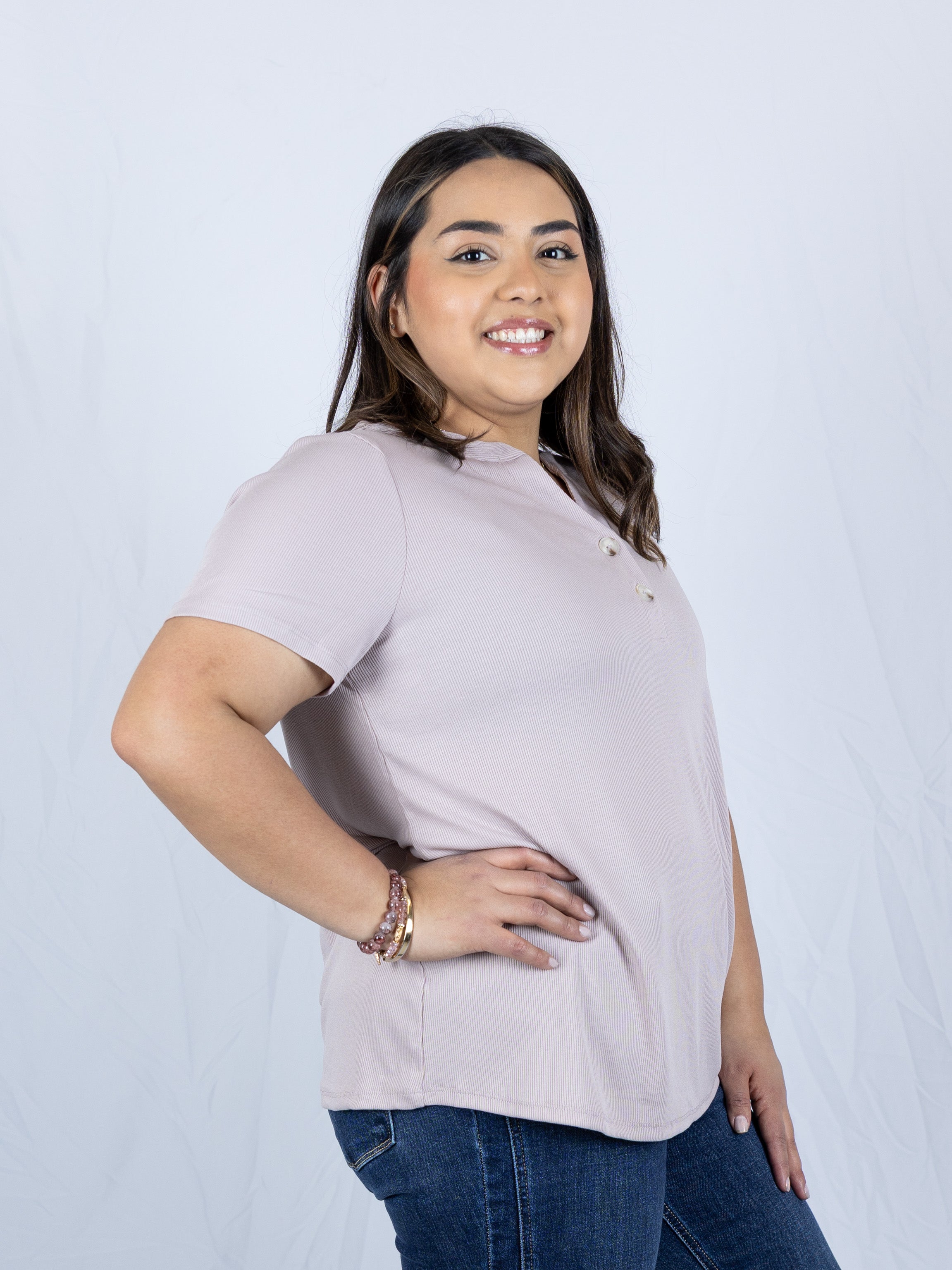Button Babe Top - Holden Hearts