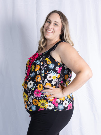 Floral Bow Breeze Tank