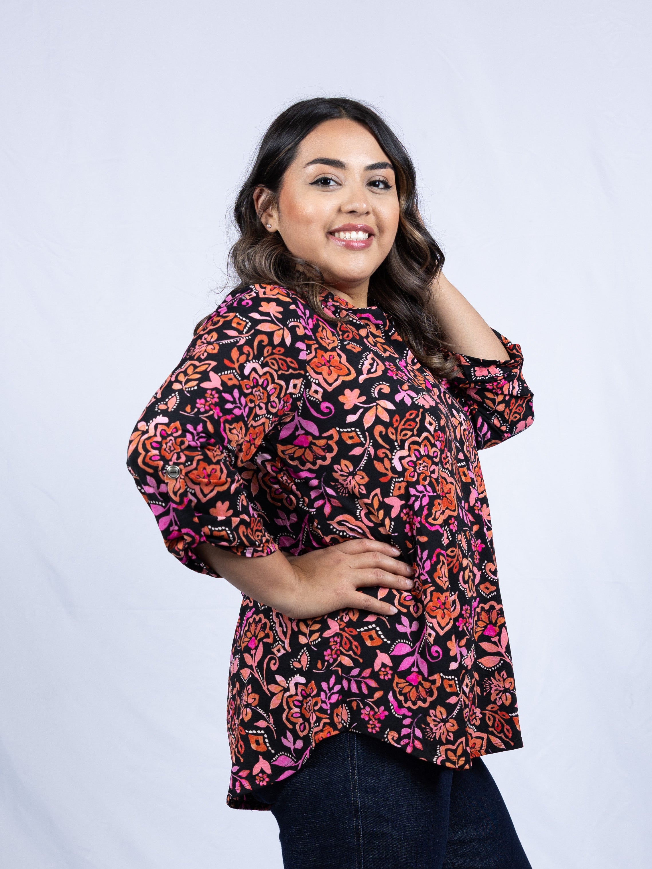 Lizzy 3/4 Sleeve Top