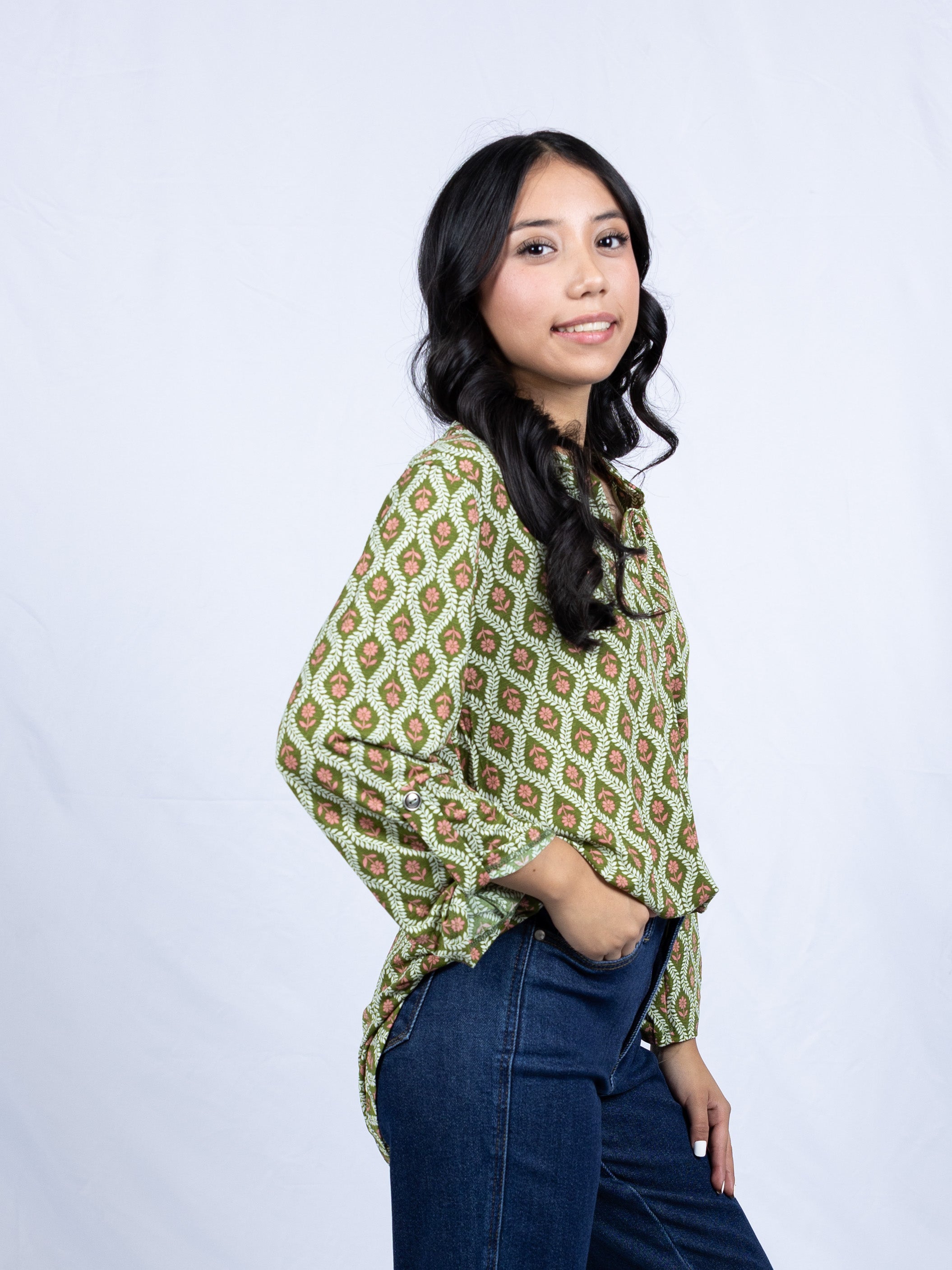 Lizzy 3/4 Sleeve Top