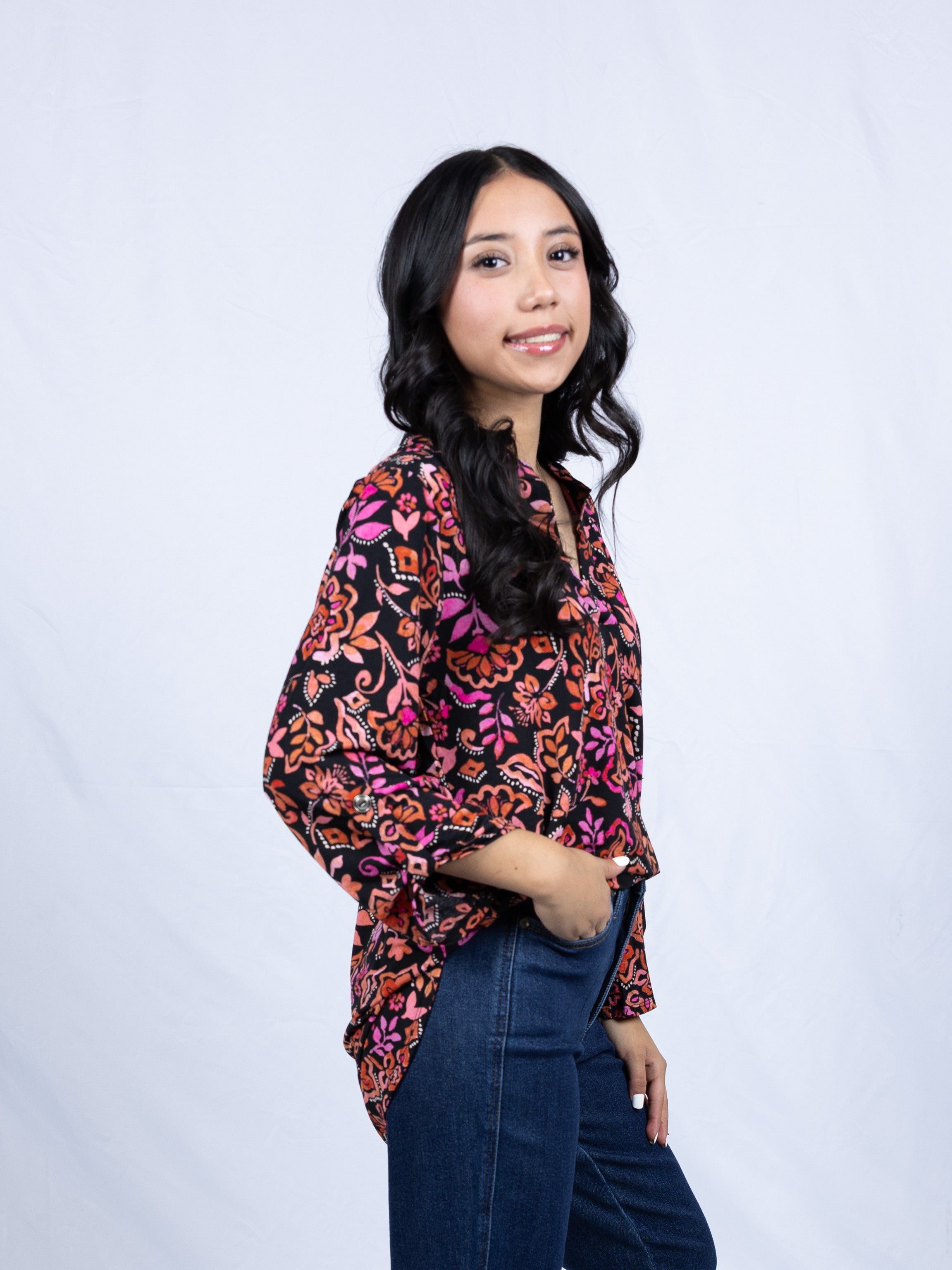 Lizzy 3/4 Sleeve Top