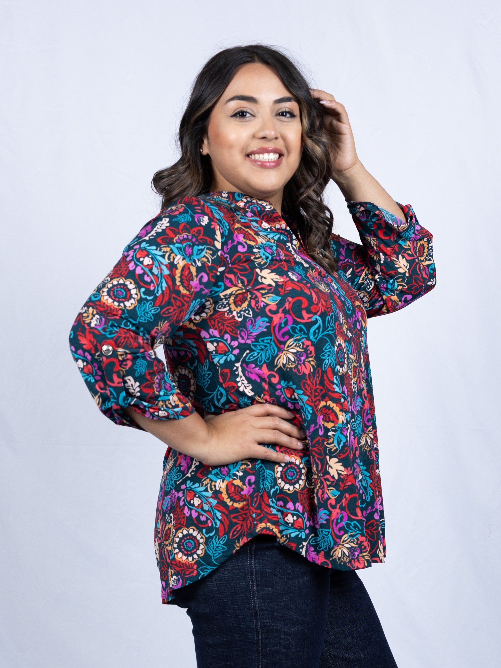 Lizzy 3/4 Sleeve Top