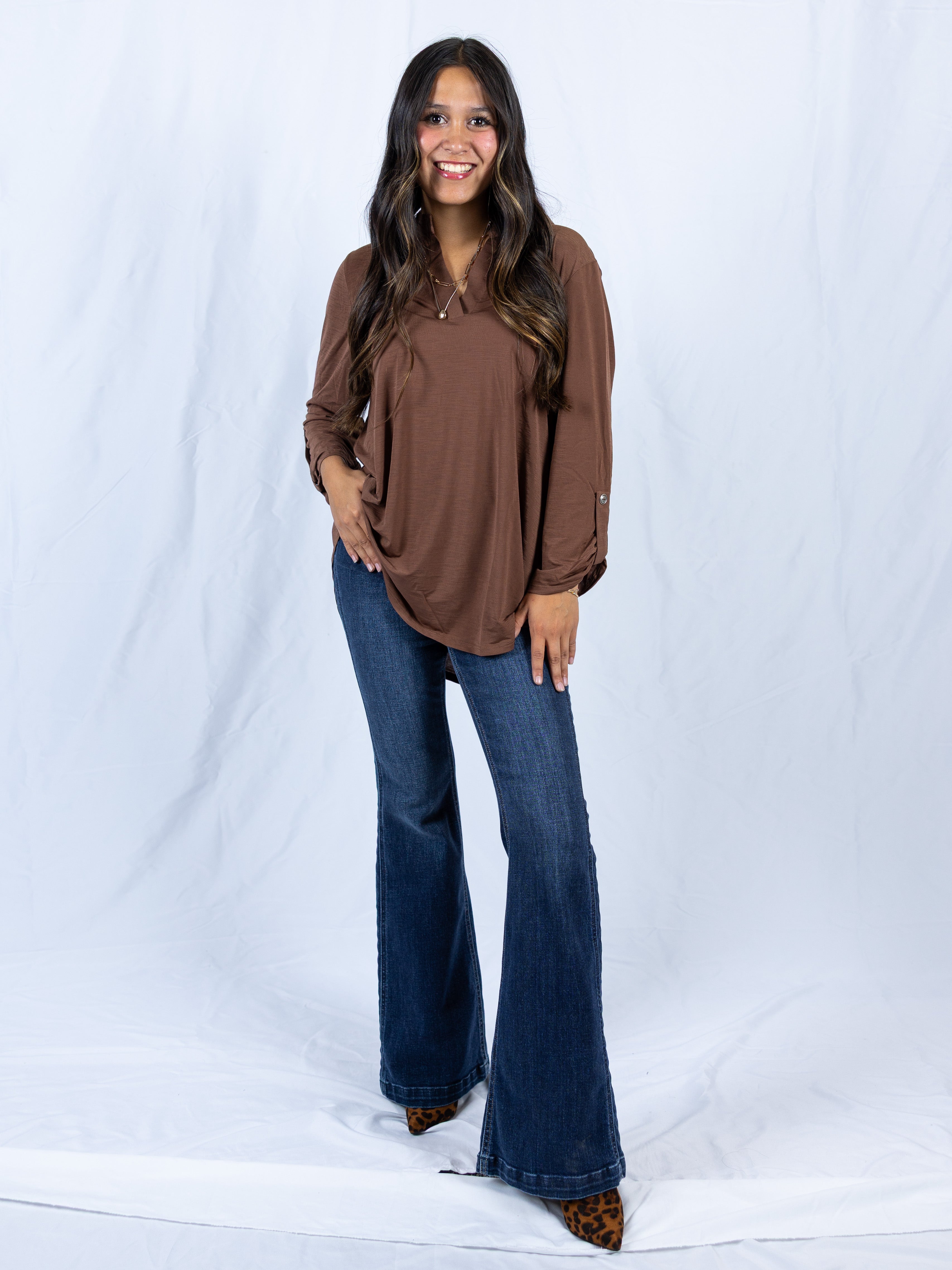 Lizzy 3/4 Sleeve Top
