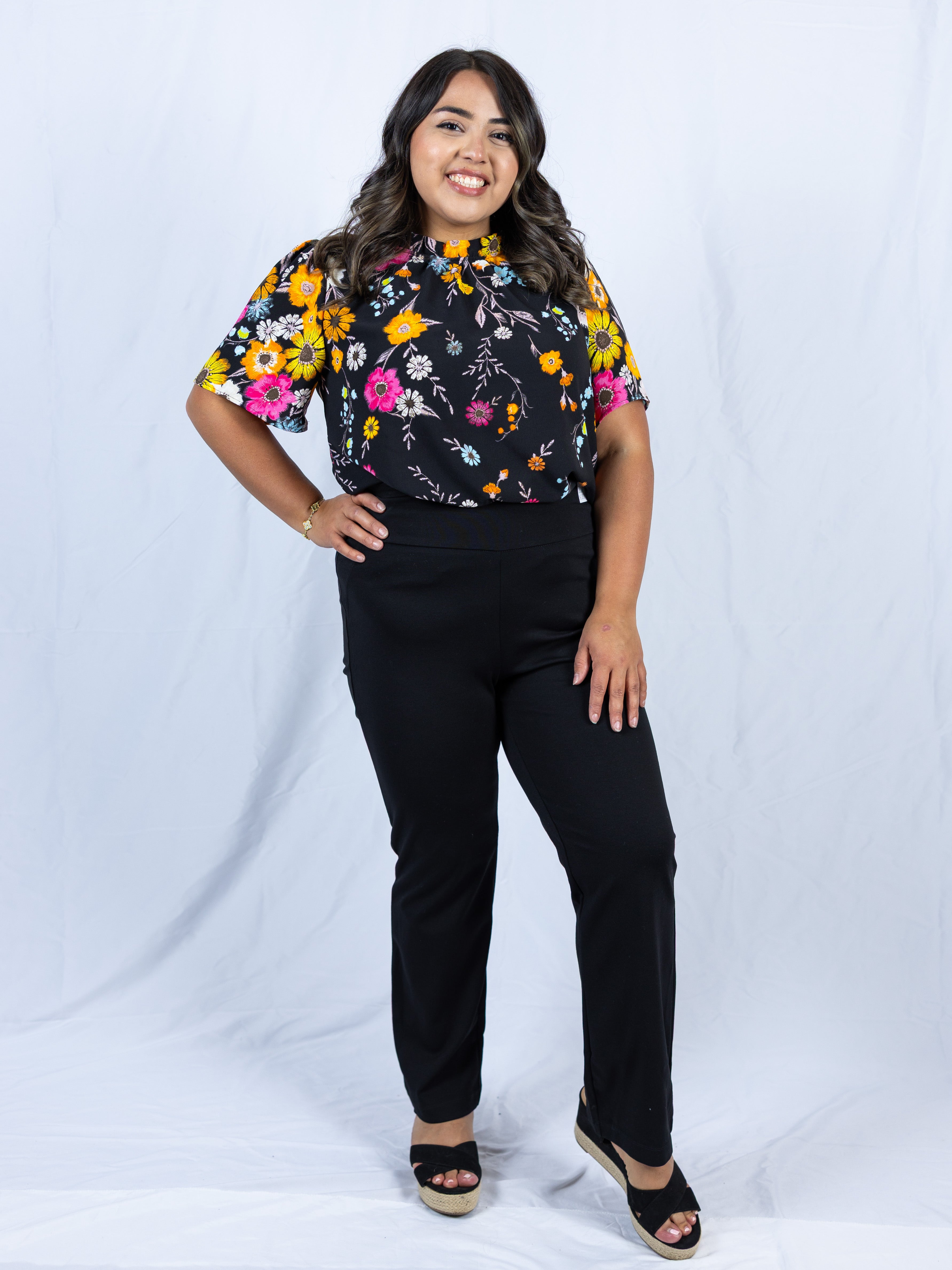 Midnight Bloom Blouse
