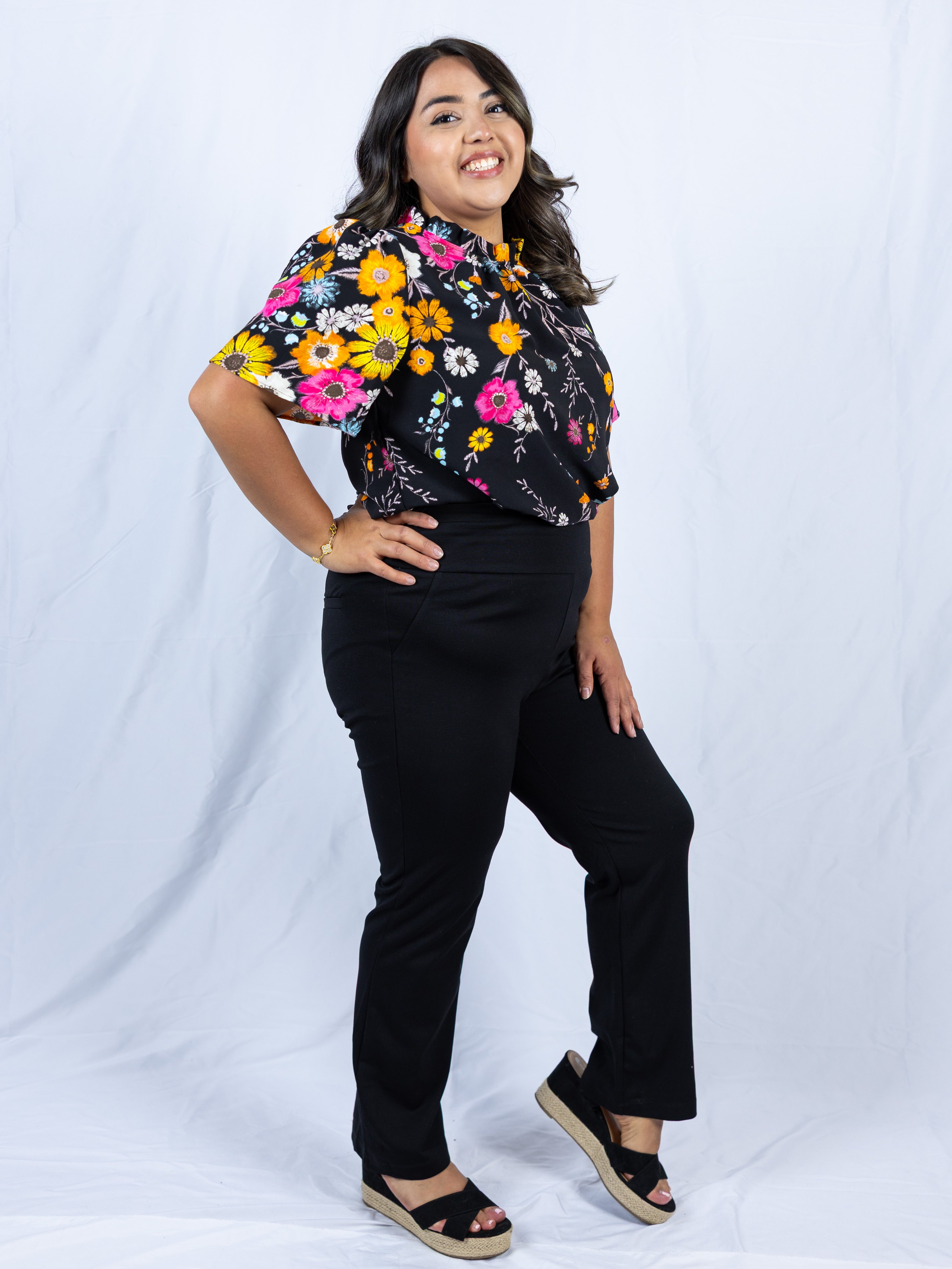 Midnight Bloom Blouse