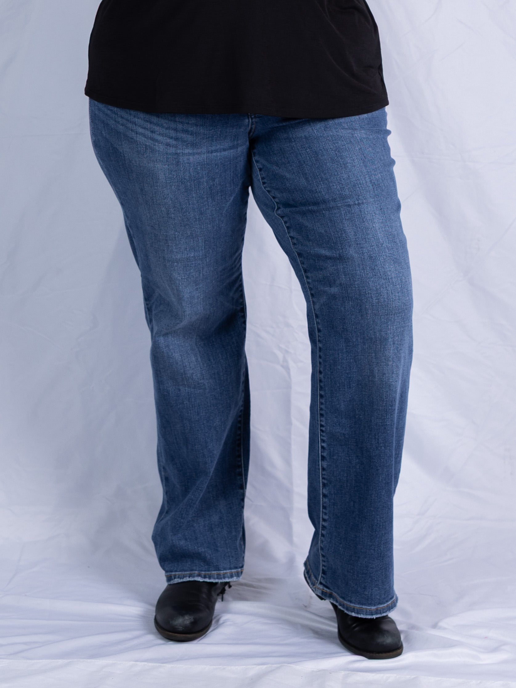 Timeless Blues Straight Leg Jeans