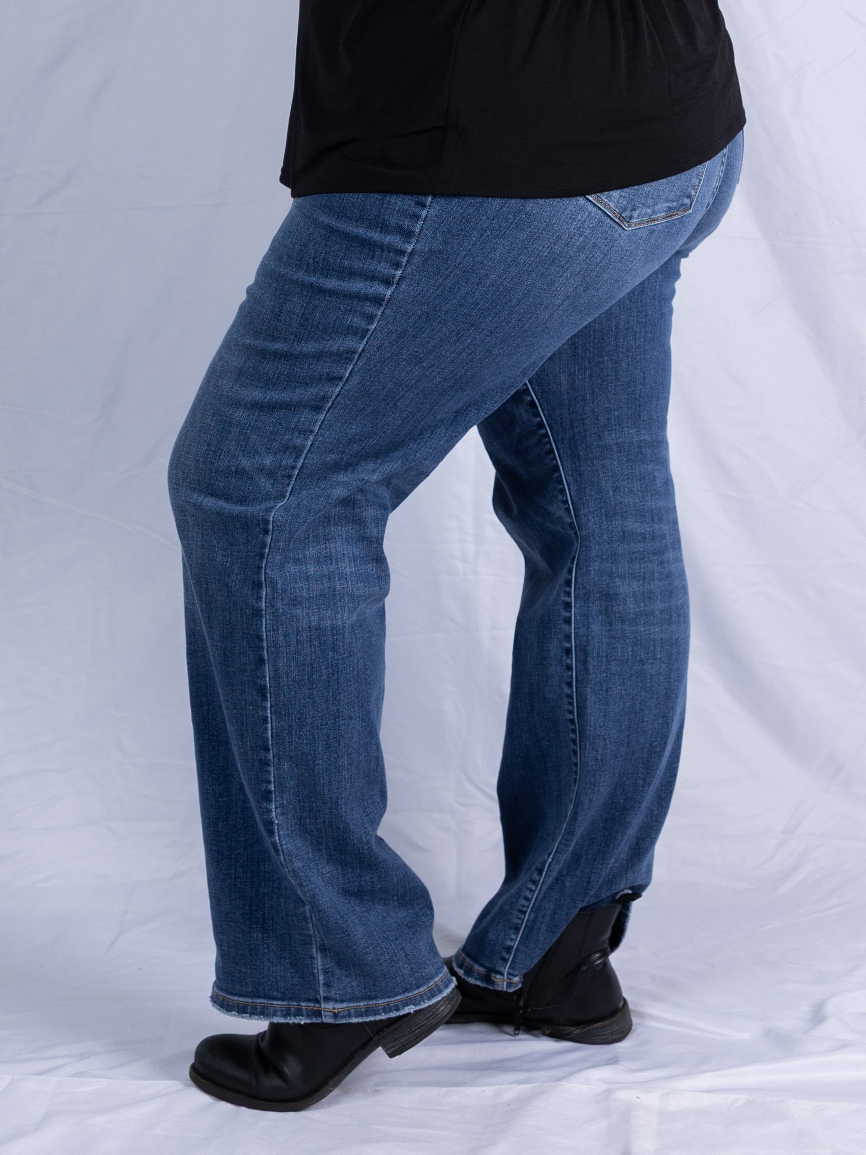 Timeless Blues Straight Leg Jeans