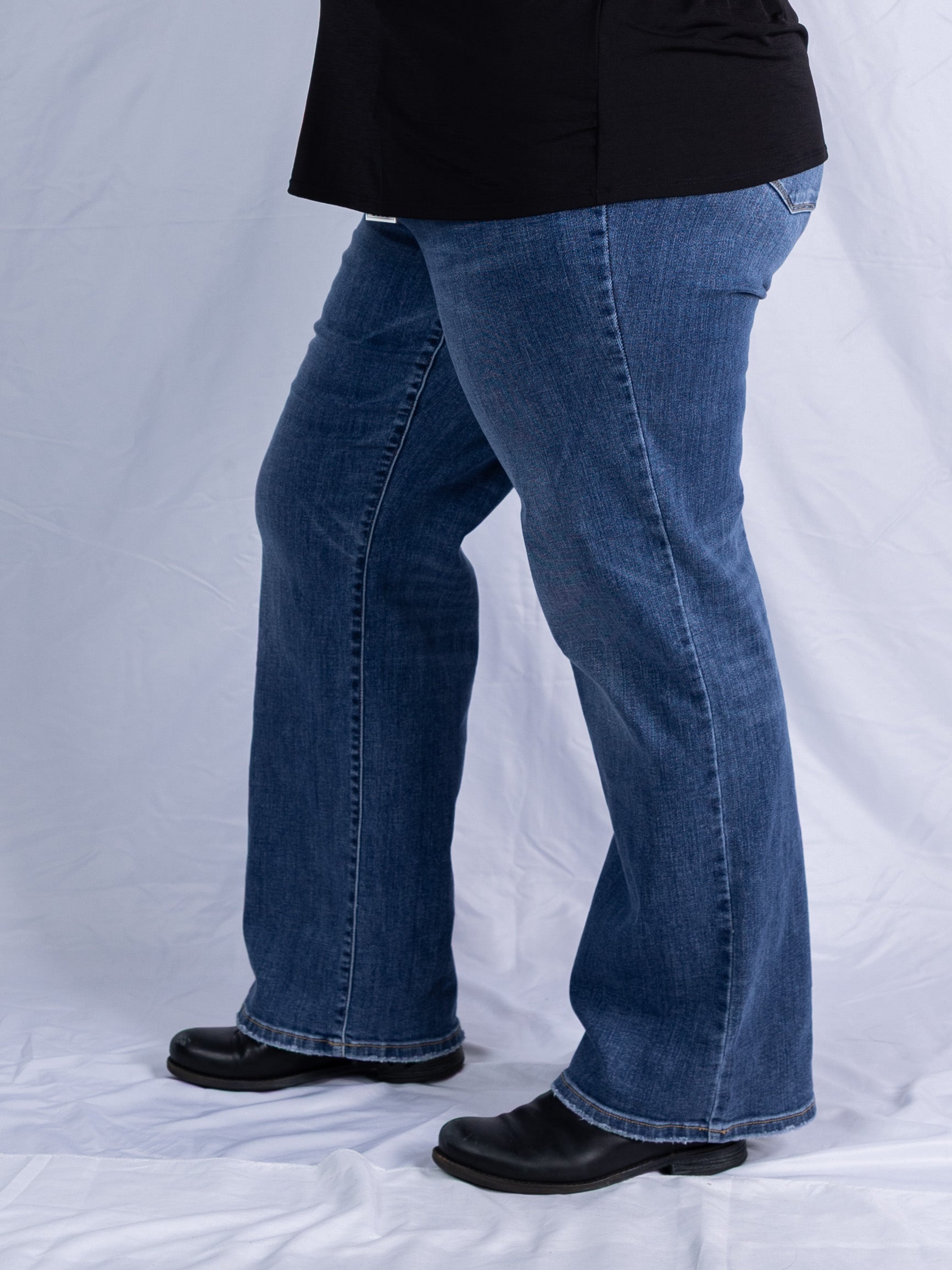Timeless Blues Straight Leg Jeans