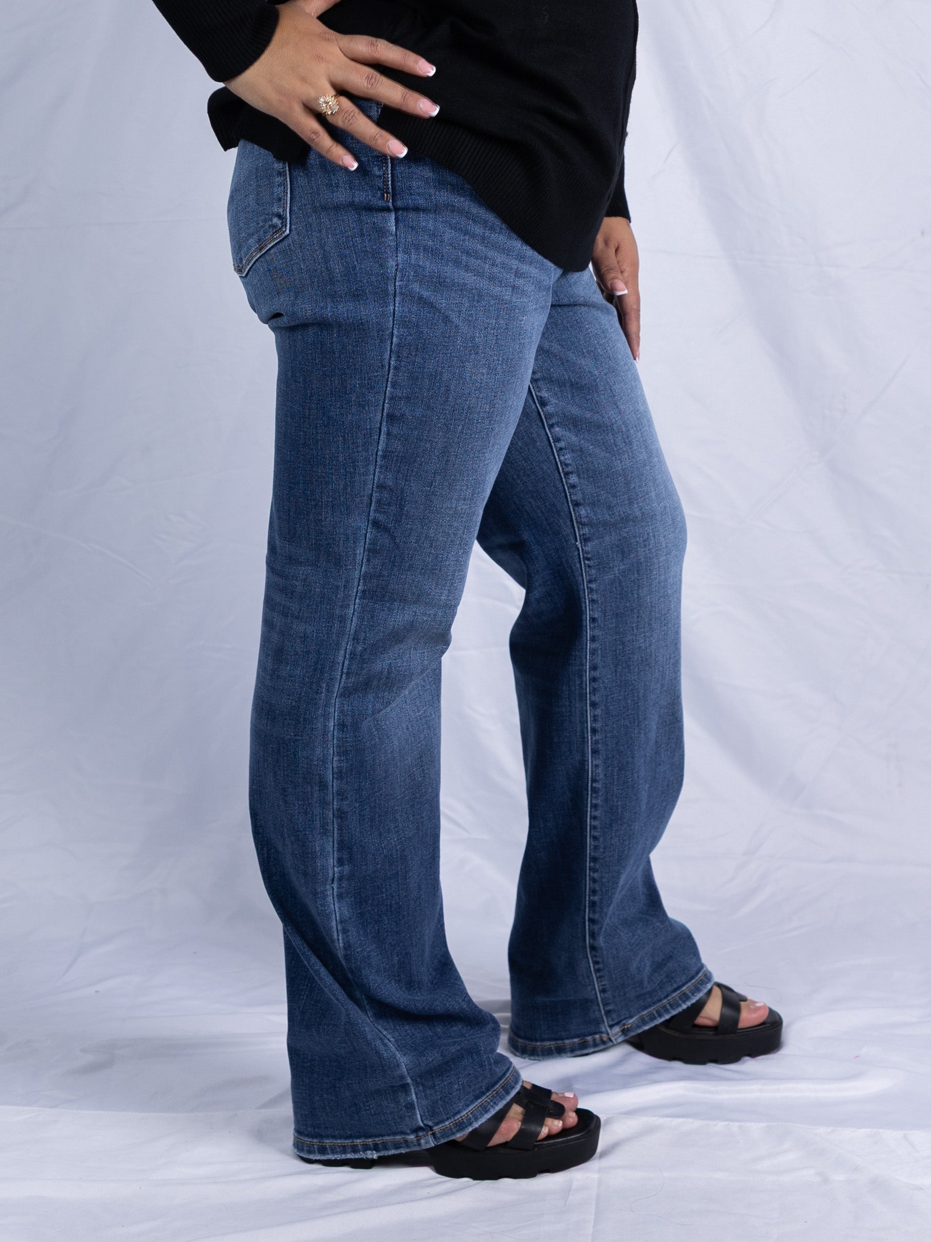 Timeless Blues Straight Leg Jeans