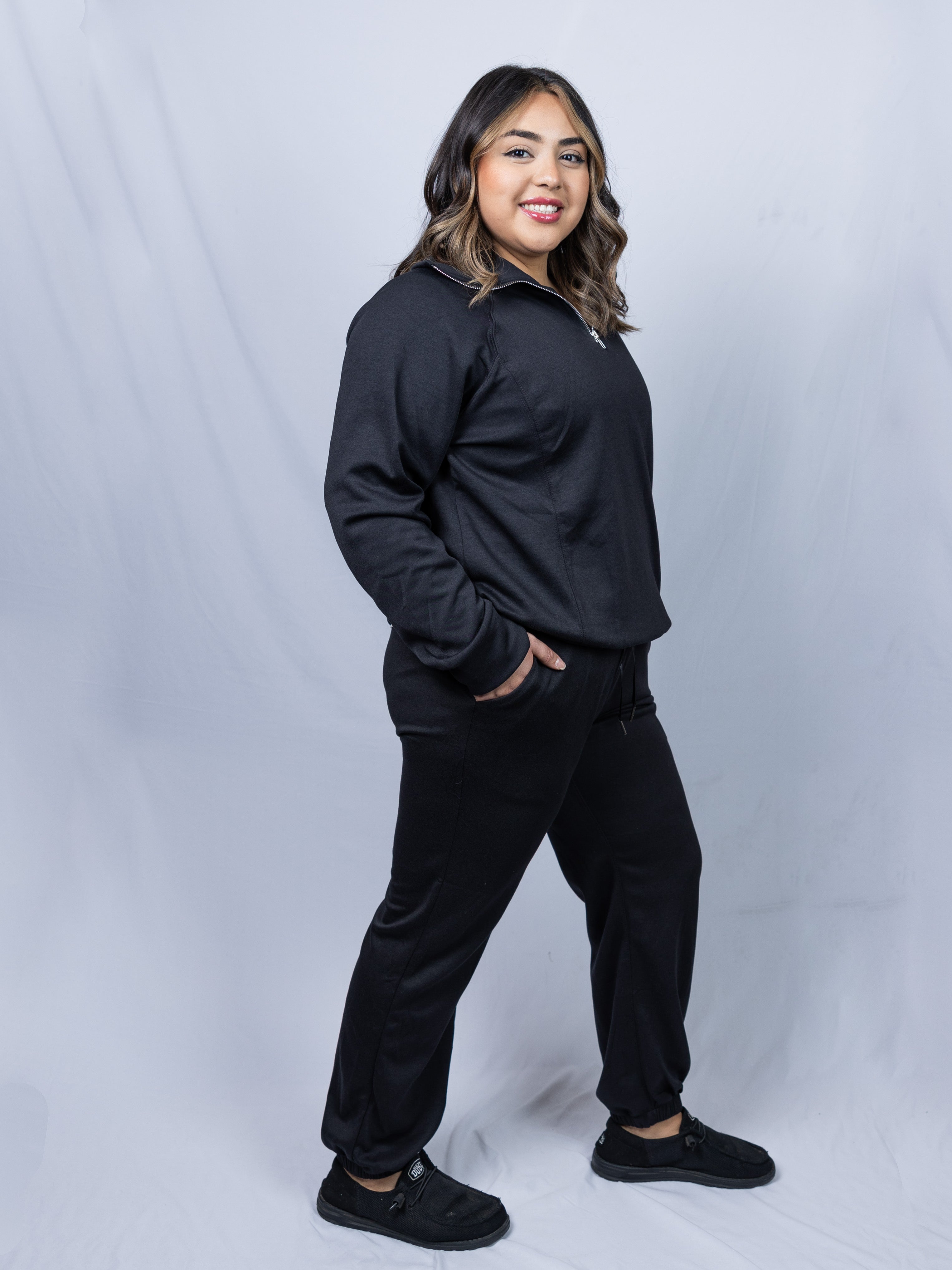 Black Hampton Joggers - Holden Hearts