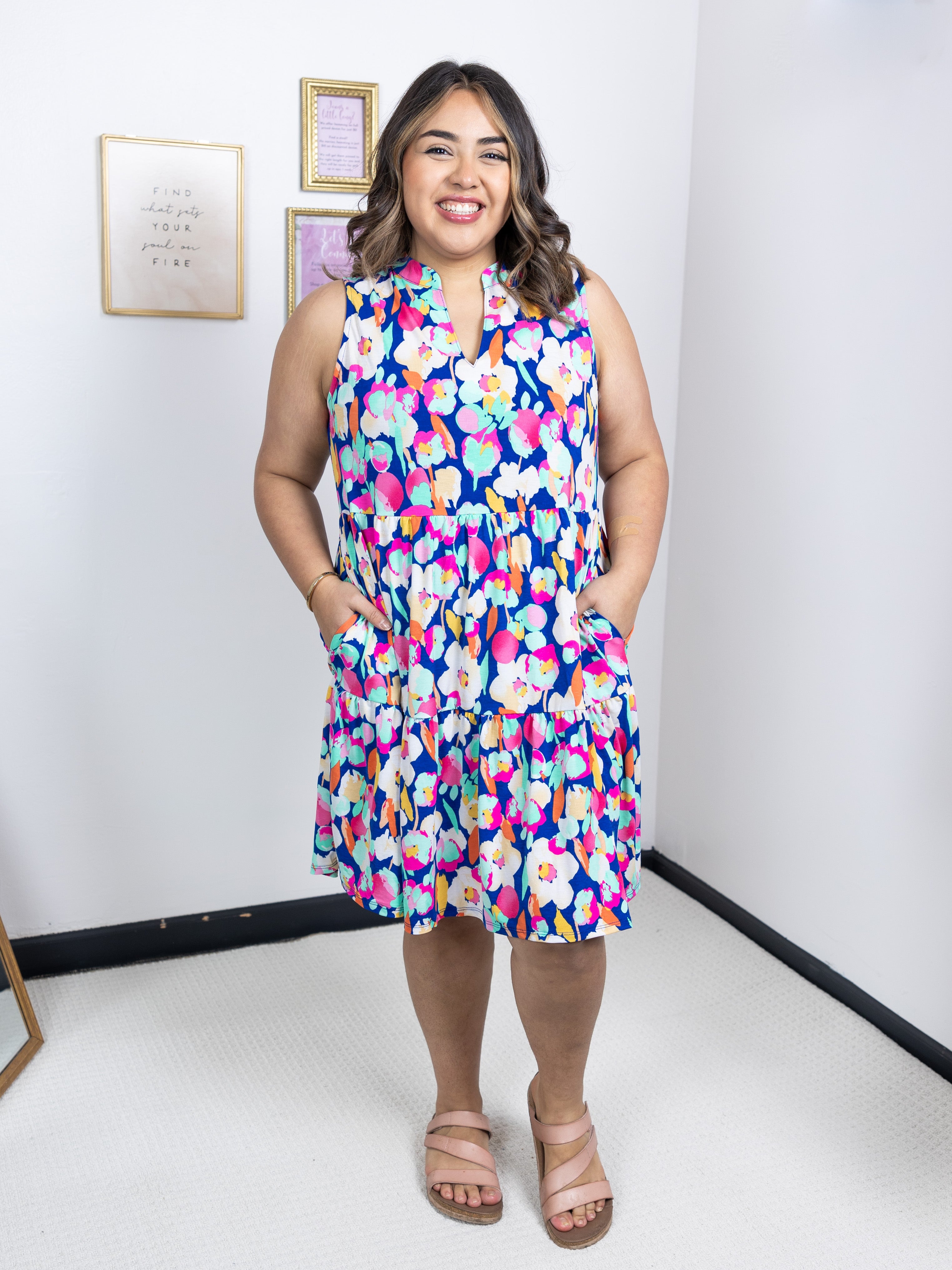 Lizzy Ruffle Dress - Holden Hearts