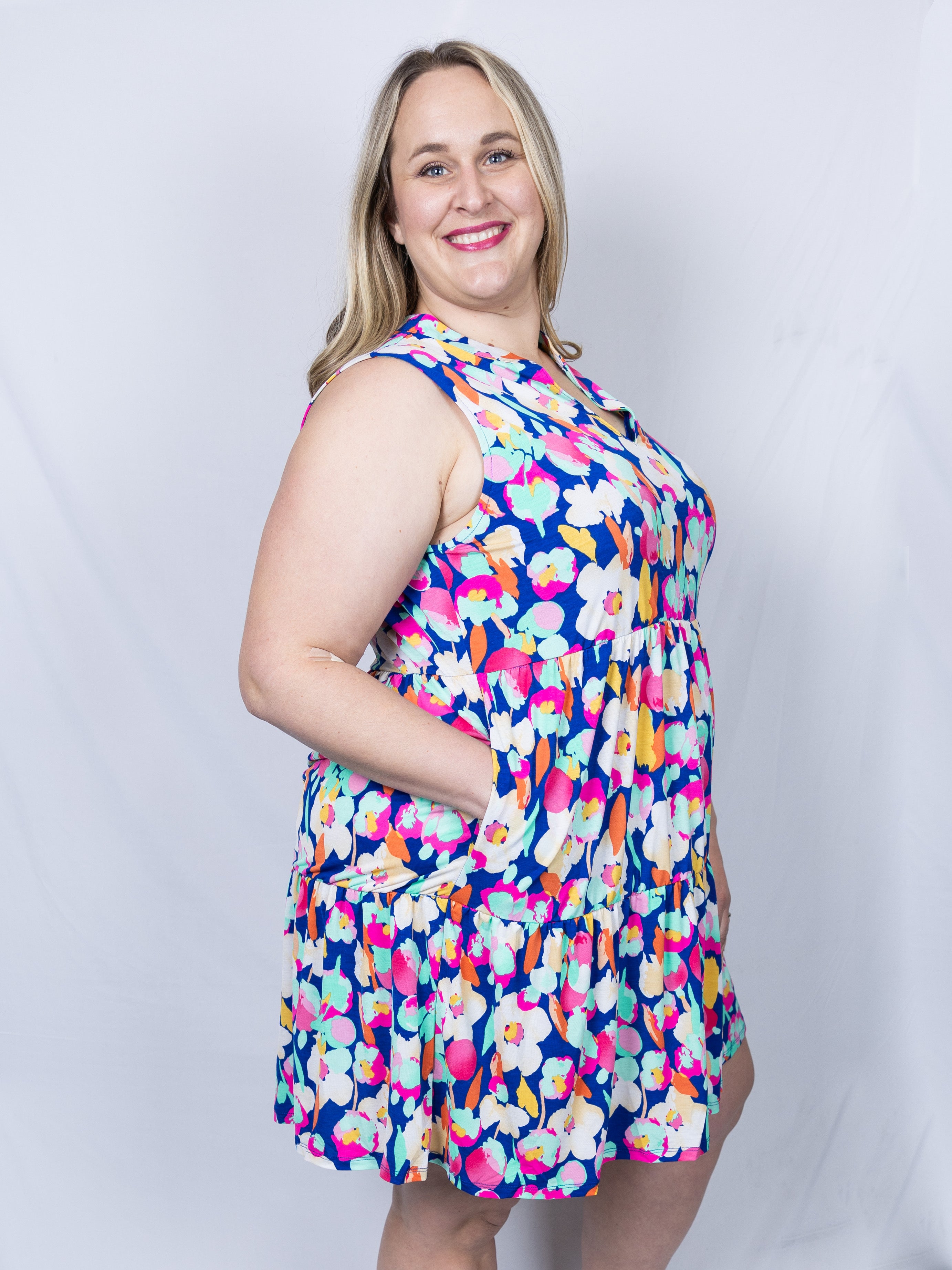 Lizzy Ruffle Dress - Holden Hearts