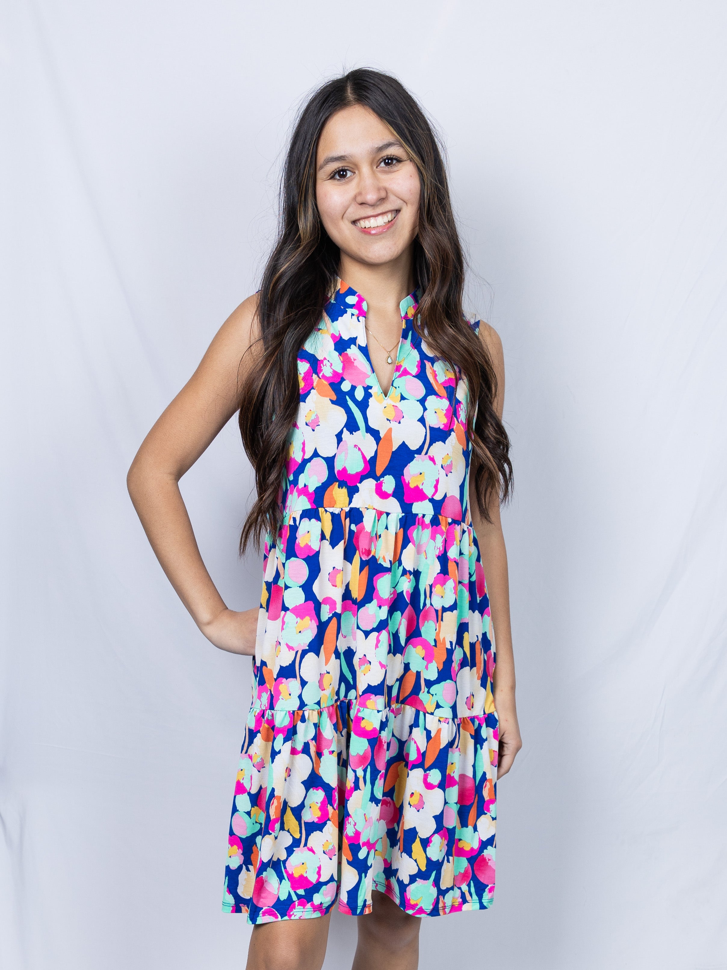 Lizzy Ruffle Dress - Holden Hearts
