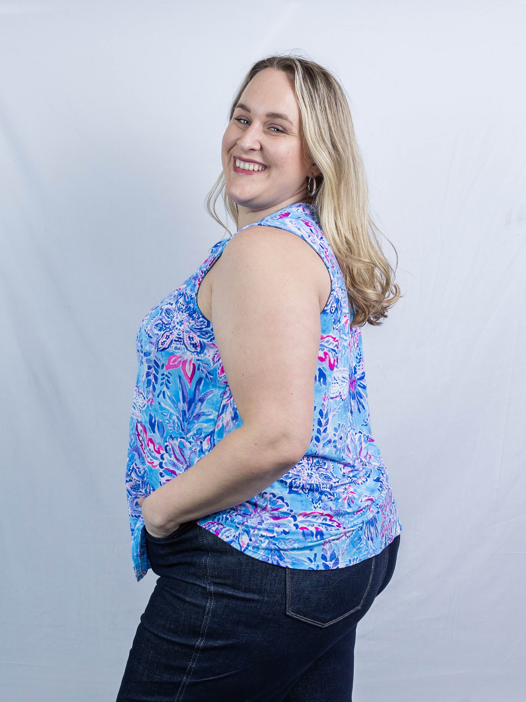Tropical Dreams Lizzy Tank - Holden Hearts
