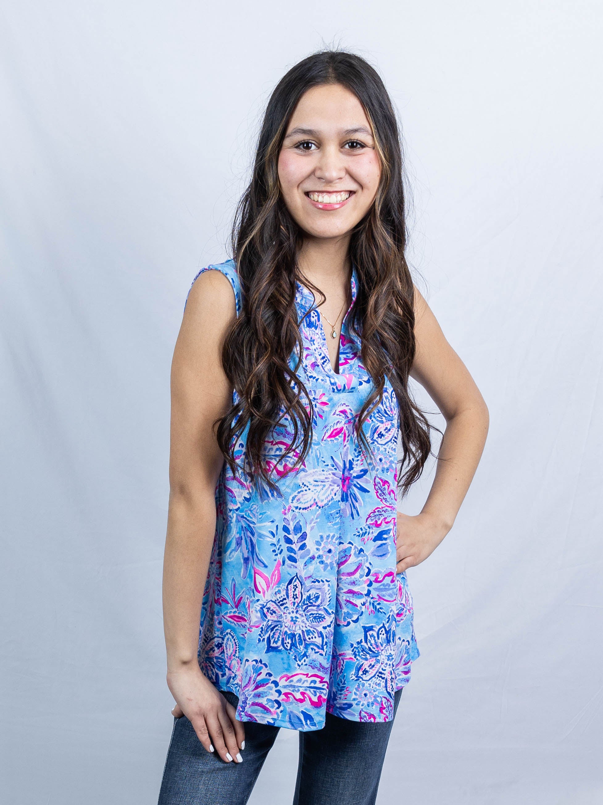 Tropical Dreams Lizzy Tank - Holden Hearts