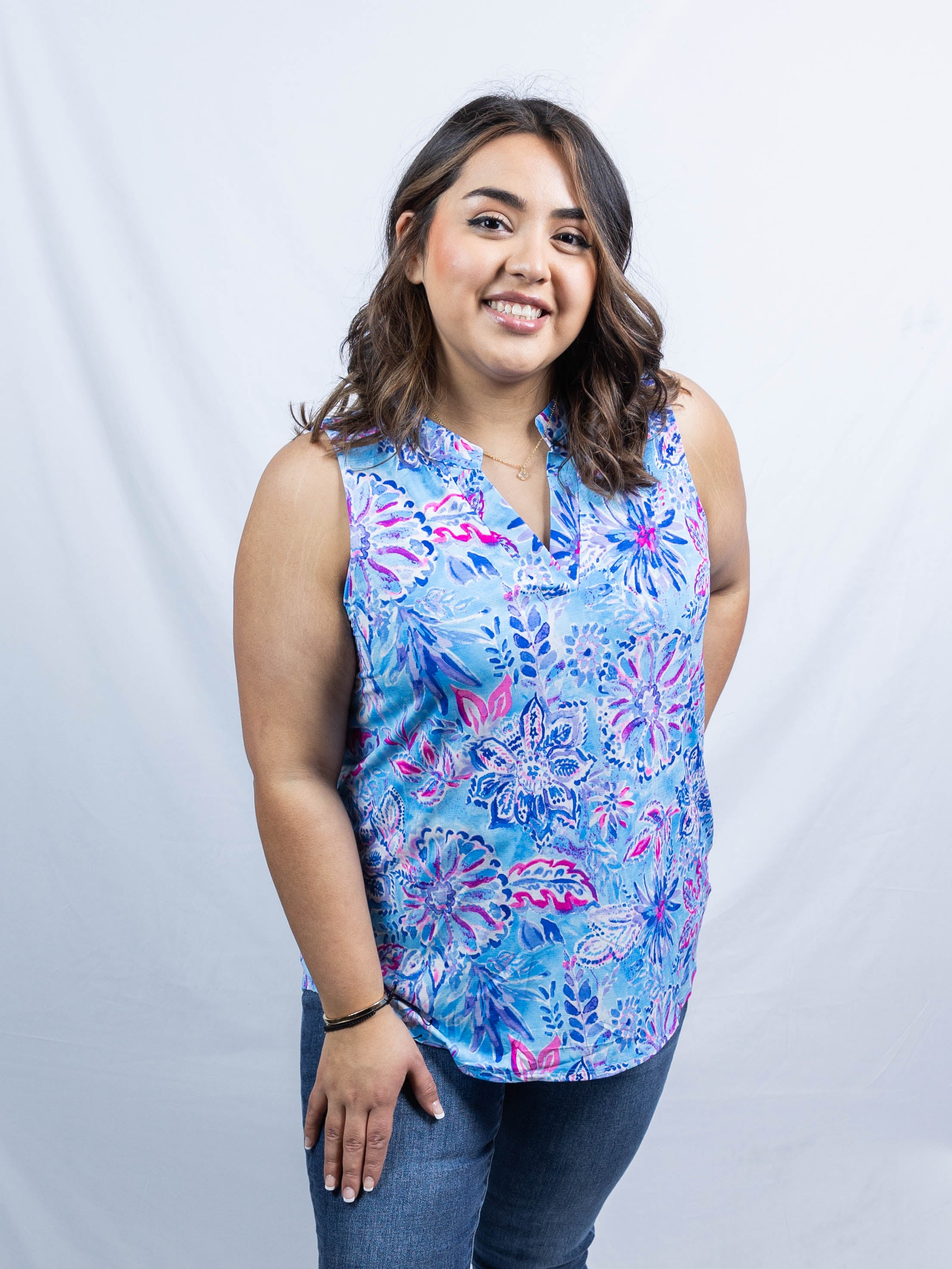 Tropical Dreams Lizzy Tank - Holden Hearts