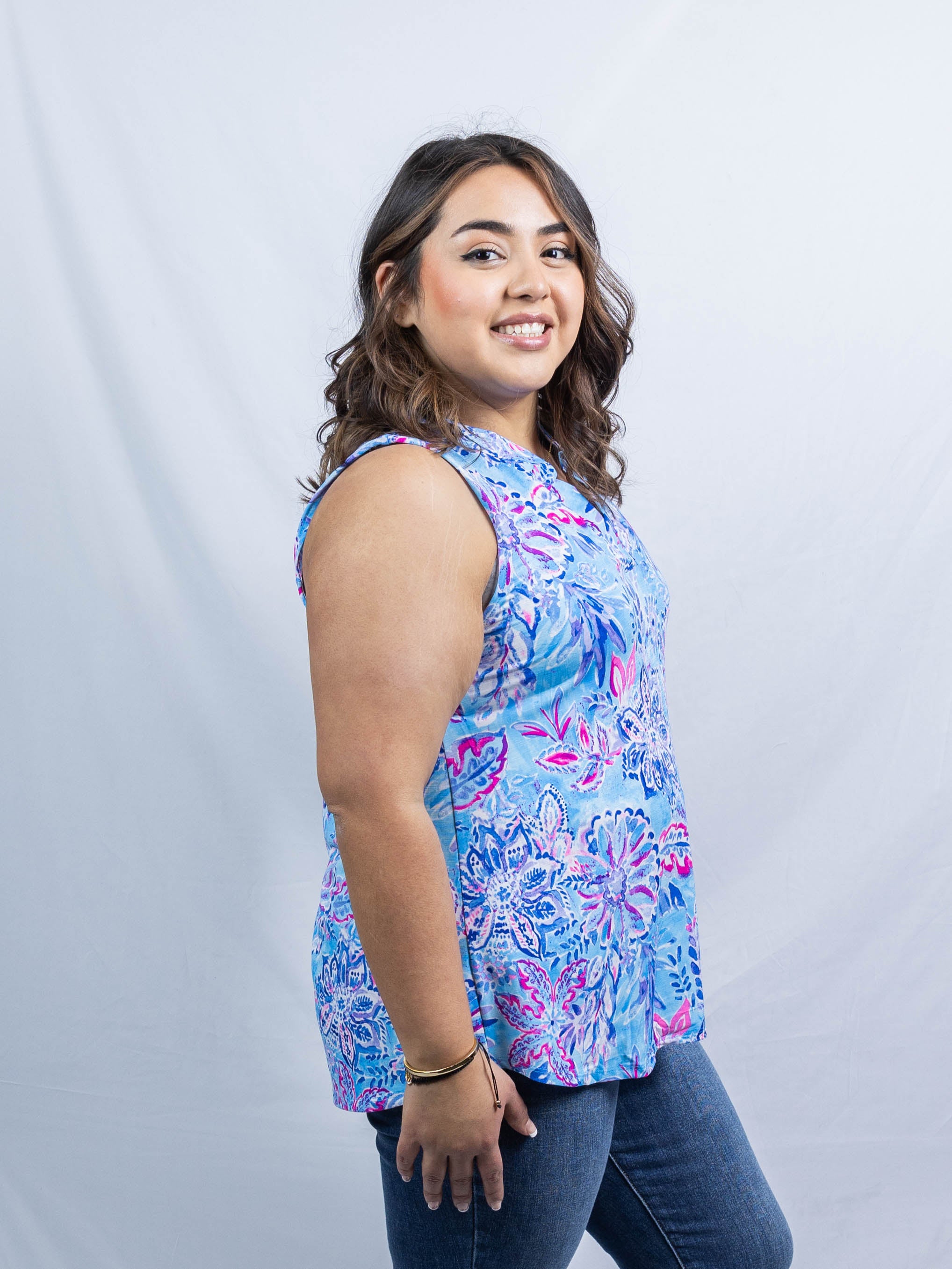 Tropical Dreams Lizzy Tank - Holden Hearts