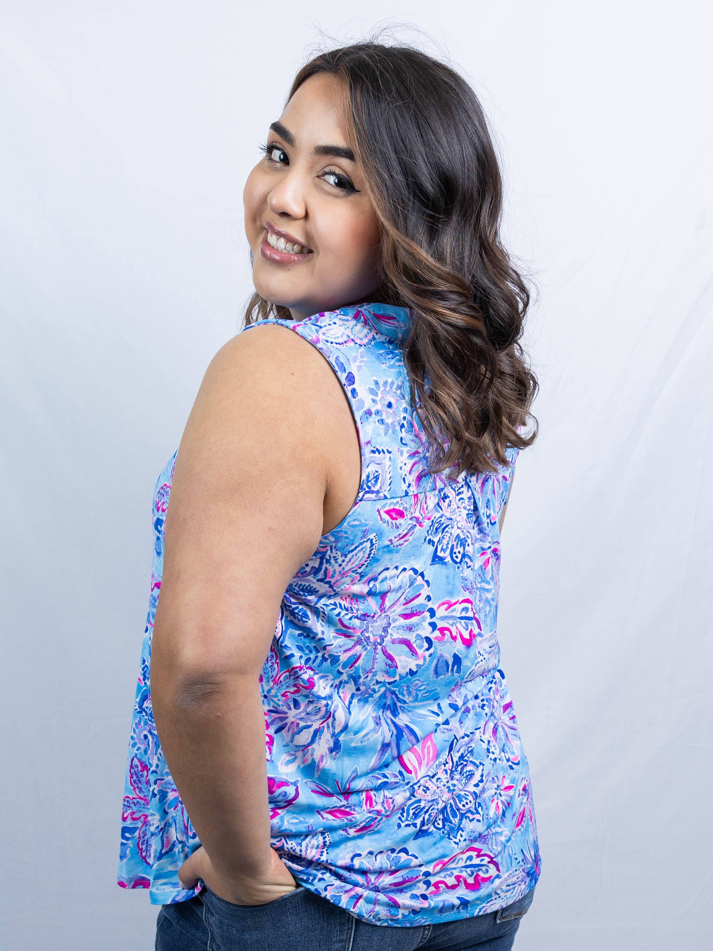 Tropical Dreams Lizzy Tank - Holden Hearts
