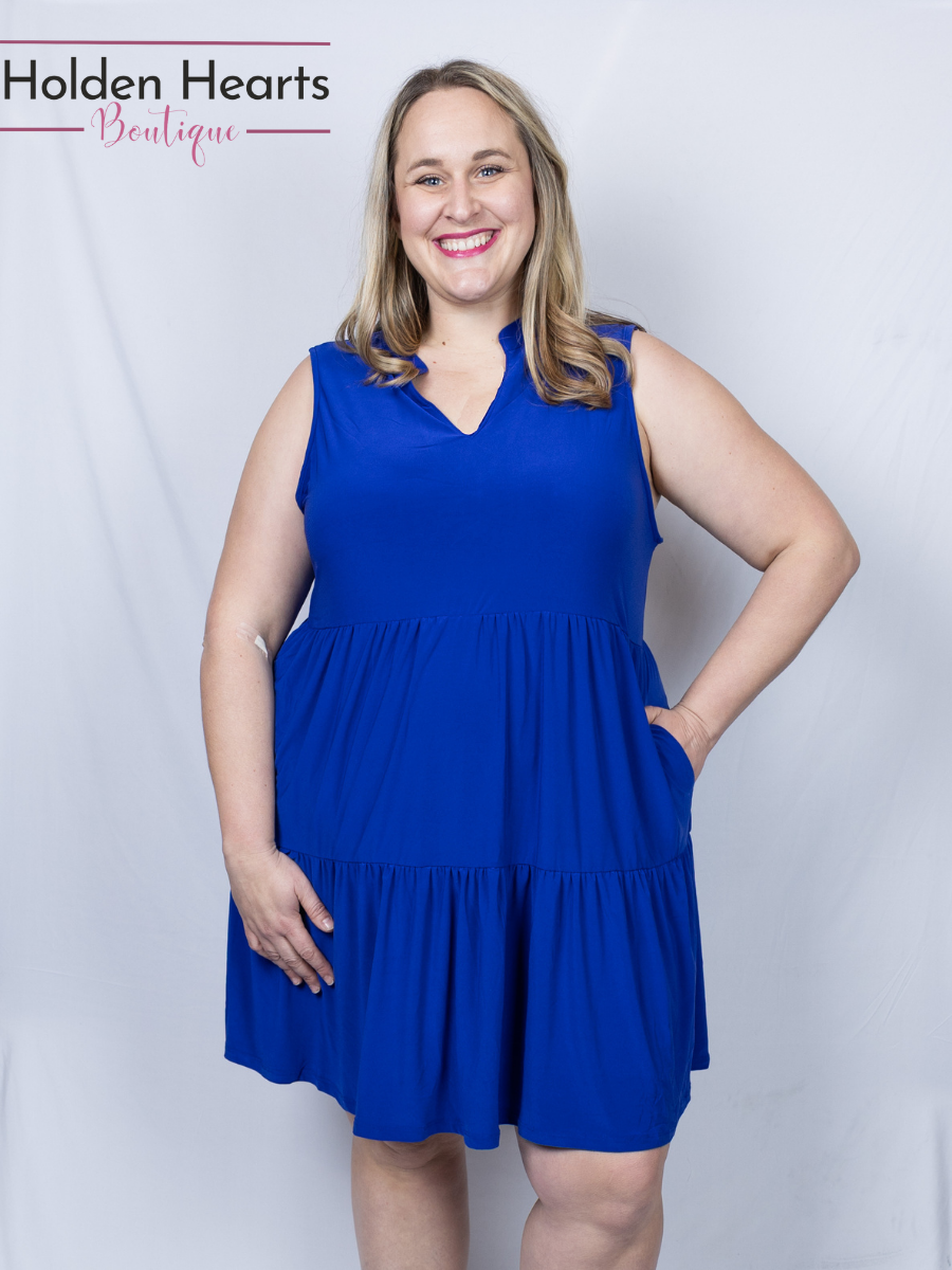 Lizzy Ruffle Dress - Holden Hearts
