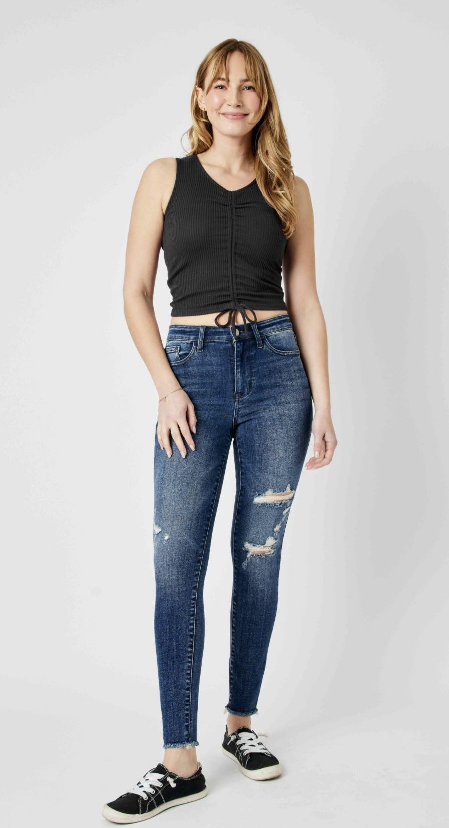 Bring It On Back Judy Blue Skinny Jean - Holden Hearts