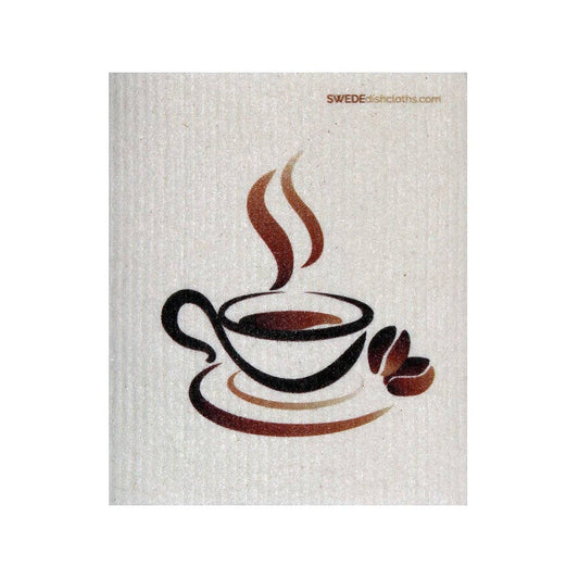 Swedish Dishcloth Steaming Coffee