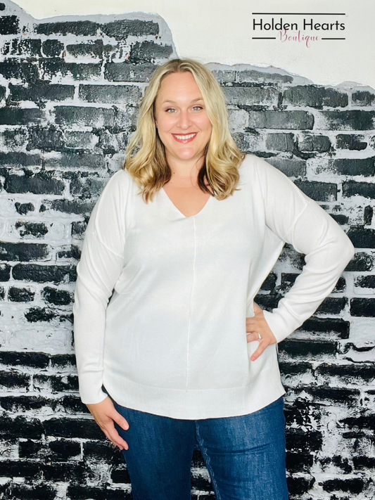 Ivory All Day, All Occasions Sweater - Holden Hearts