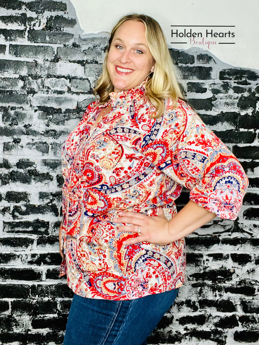 Paisley Perfection Blouse - Holden Hearts