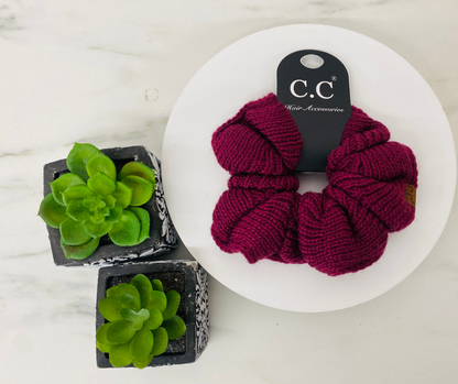 C.C Knit Scrunchie