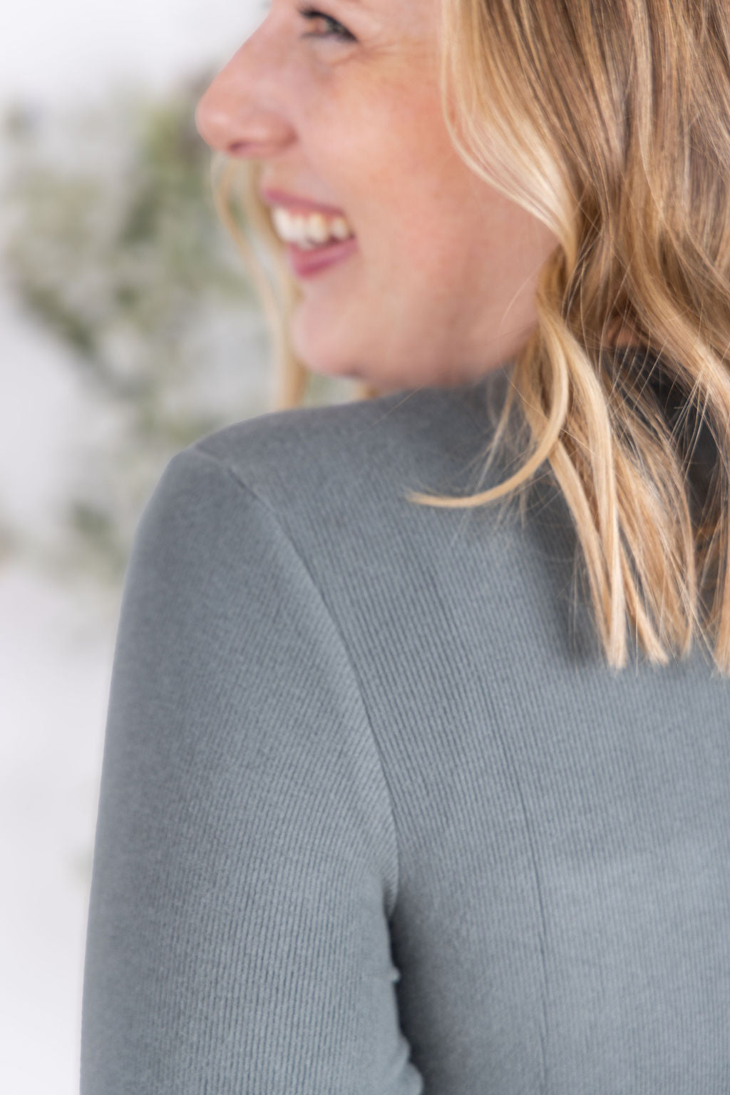 IN STOCK Georgia Long Sleeve Top - Dusty Jade FINAL SALE