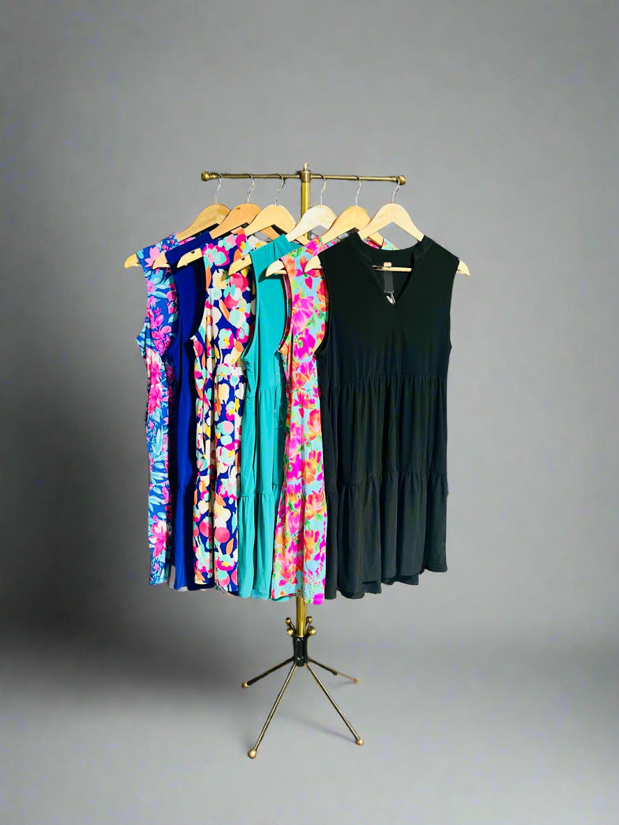 Hawaiin Dreams Lizzy Ruffle Dress - Holden Hearts