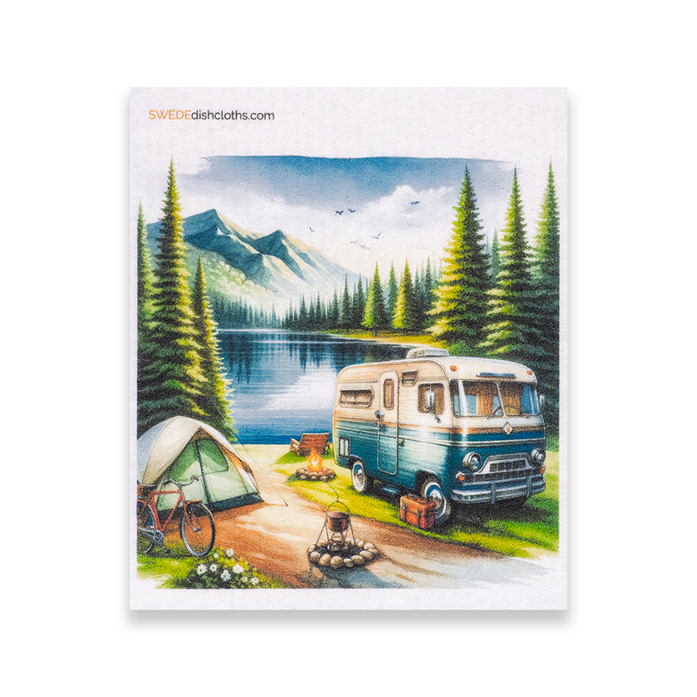 Swedish Dishcloth Camper and Tent