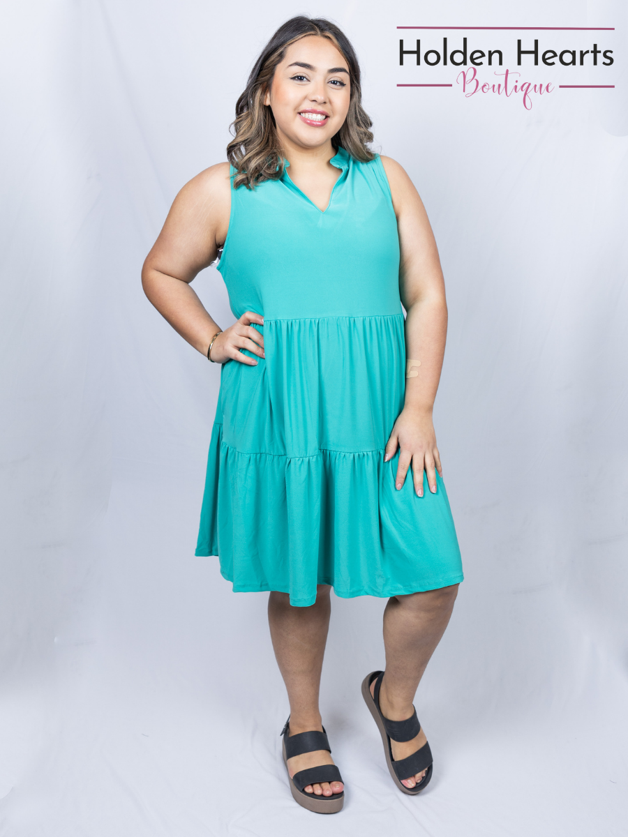 Lizzy Ruffle Dress - Holden Hearts