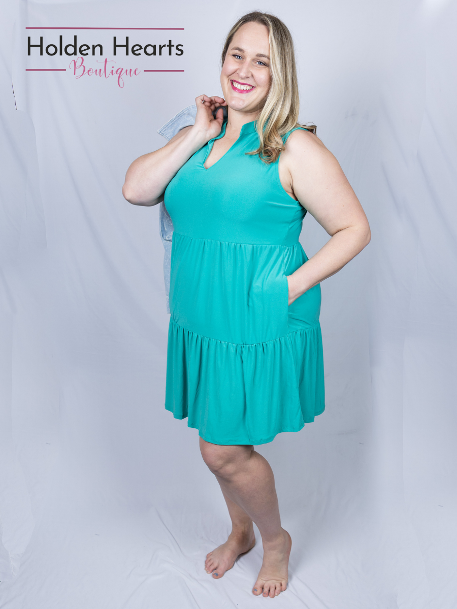 Lizzy Ruffle Dress - Holden Hearts