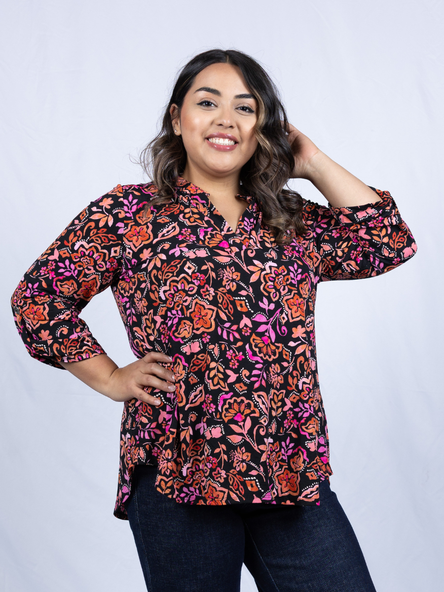 Lizzy 3/4 Sleeve Top