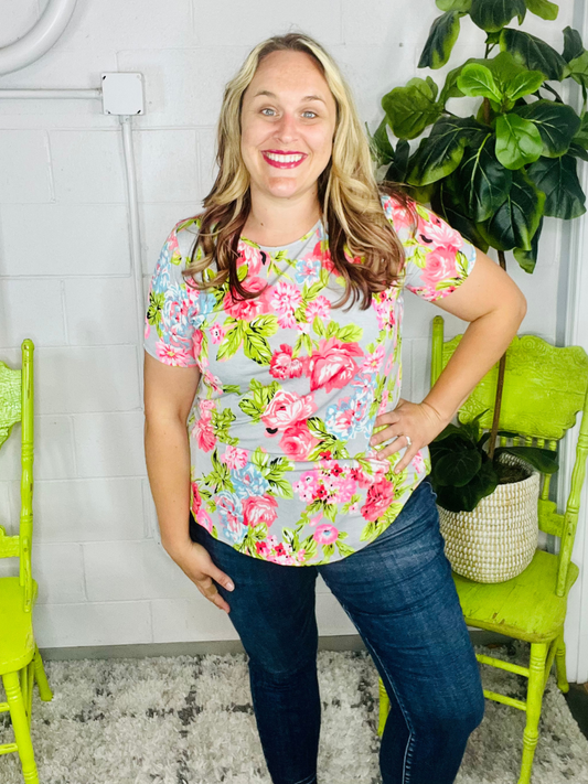 Peek-A-Bloom Blouse - Holden Hearts