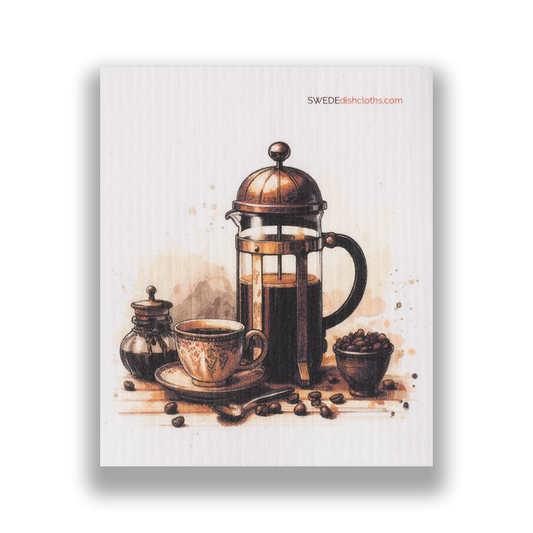 Swedish Dishcloth French Press