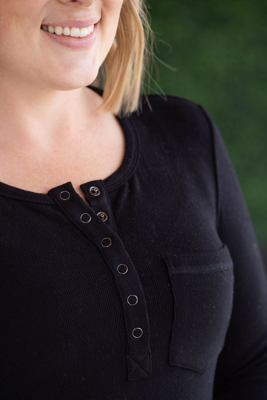 IN STOCK Georgia Long Sleeve Top - Black FINAL SALE