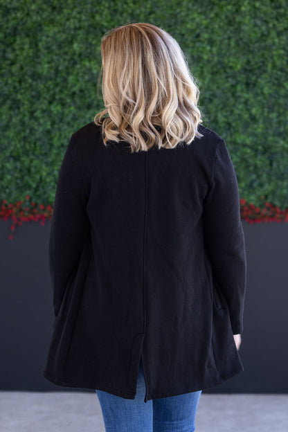 IN STOCK Scarlett Sweater Jacket - Black FINAL SALE
