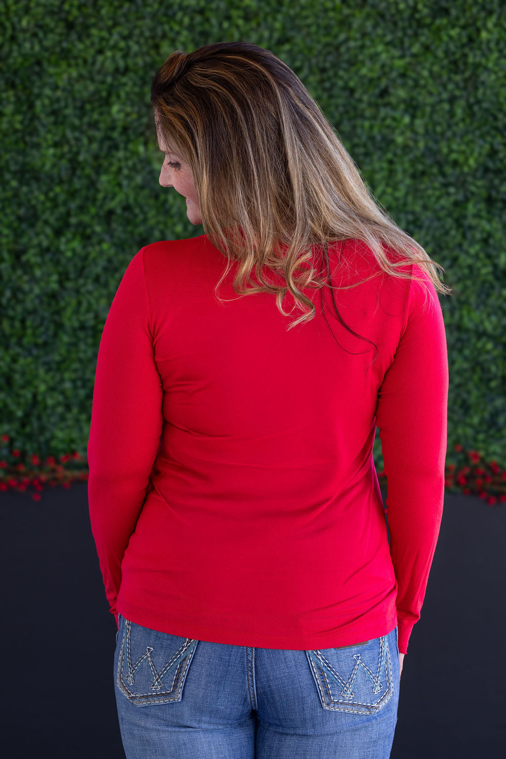 IN STOCK Larissa Long Sleeve - Red FINAL SALE